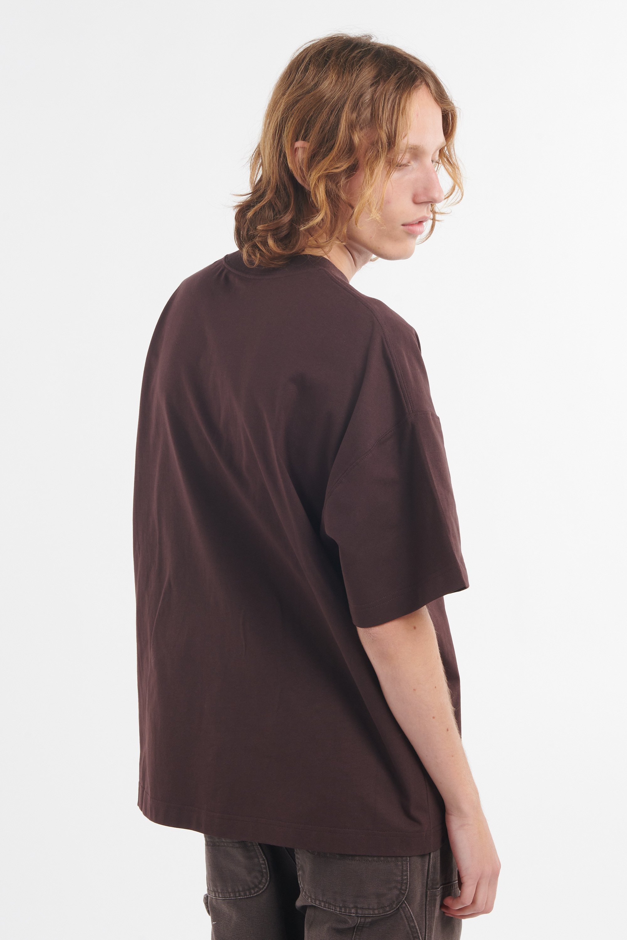 Regular-fit round-neck cotton T-shirt | Brown by CARHARTT WIP Regular-fit round-neck cotton T-shirt Brown