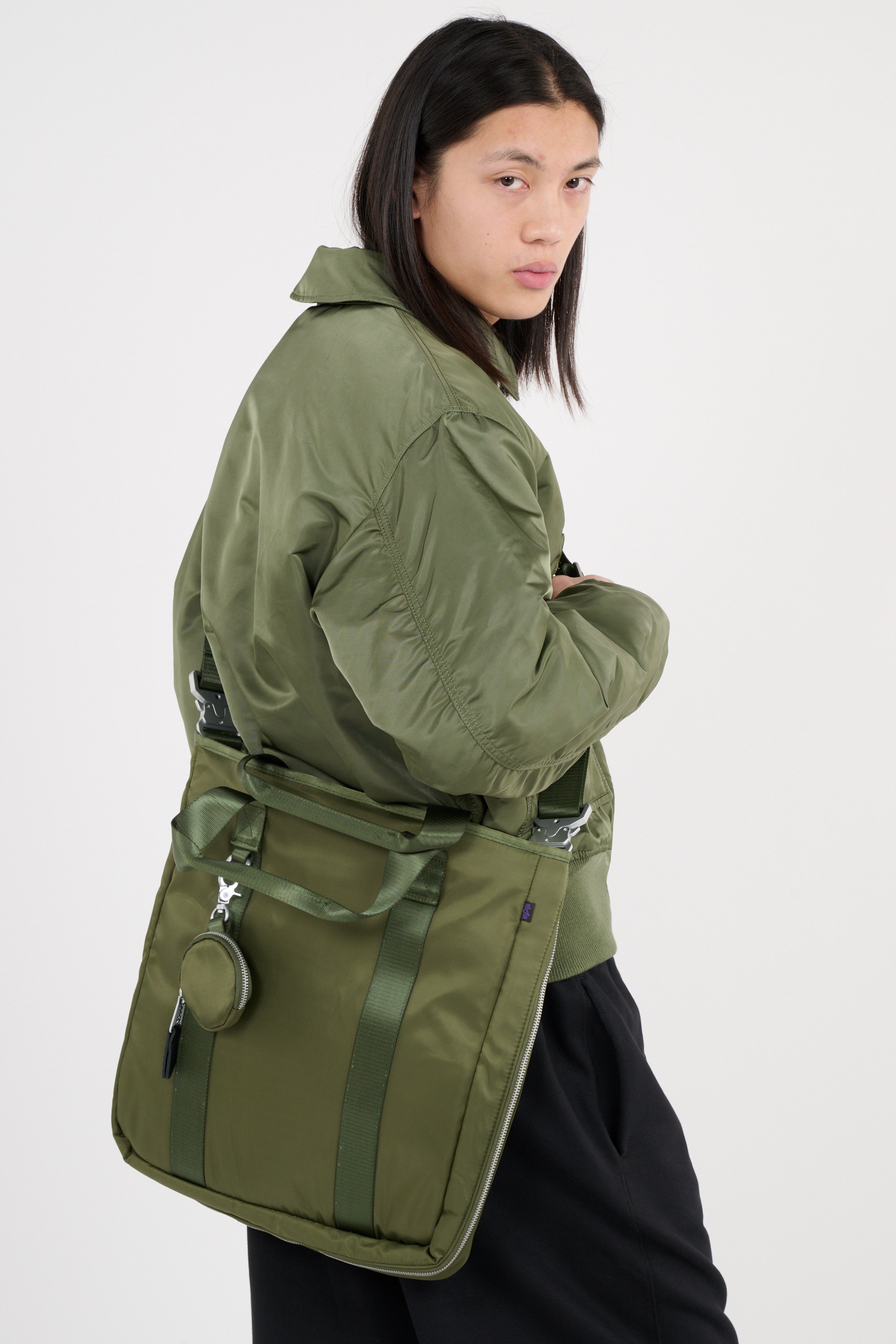 Tote bag ALPHA INDUSTRIES Green