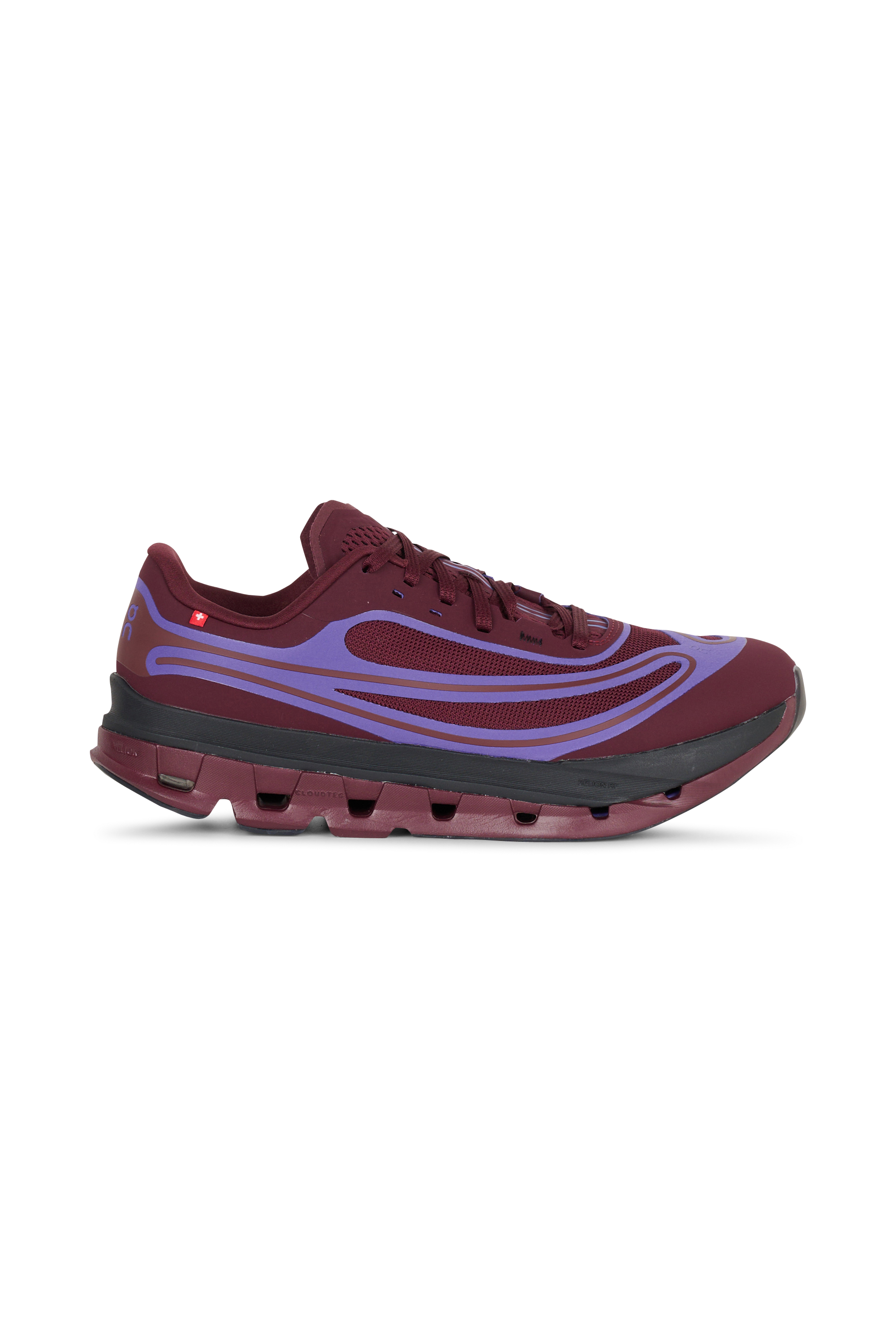 Men?s Storm 96 LO fabric and leather sneakers Cloudflow 5 AD Maroon  tyrian
