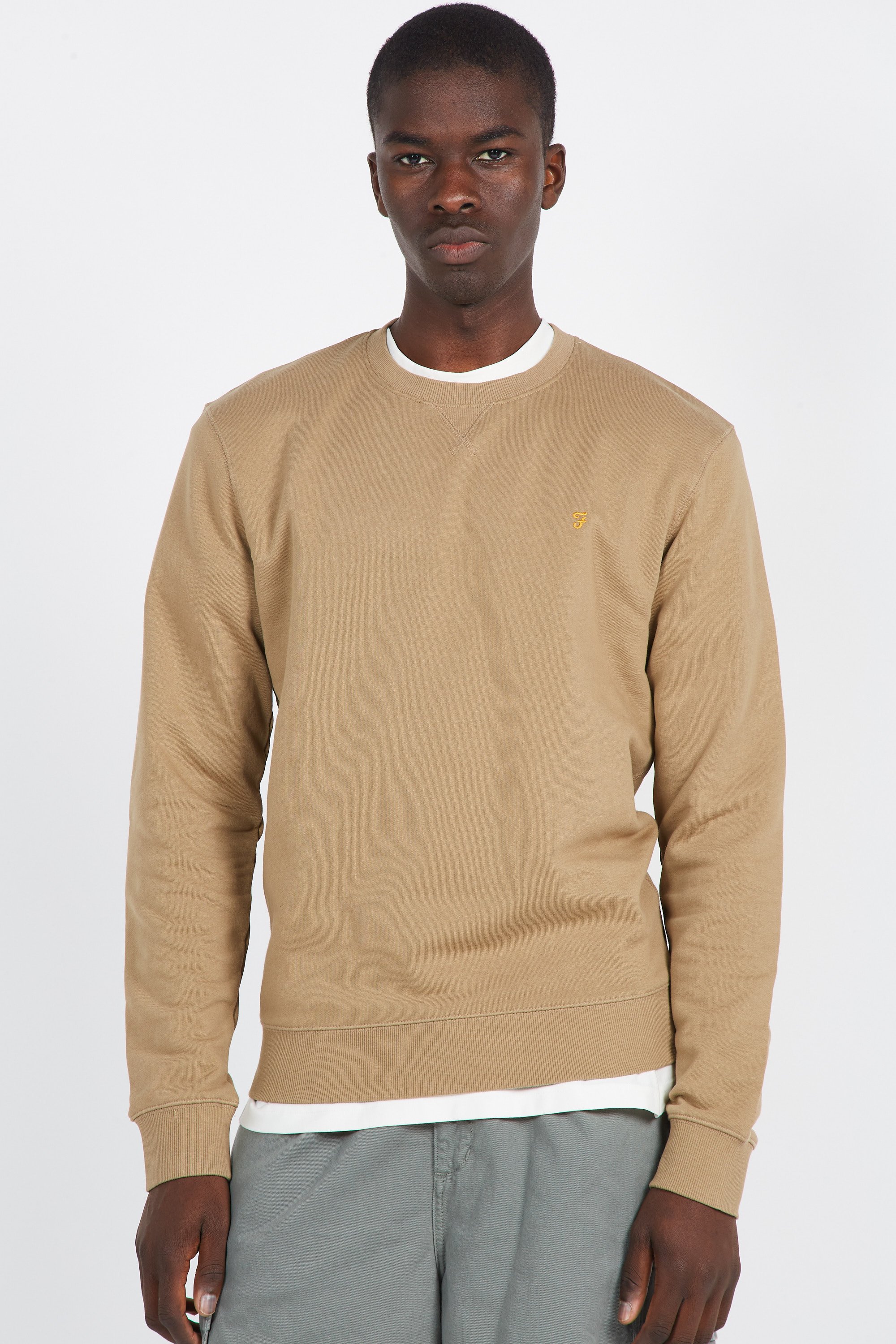Sweatshirt | Beige by FARAH Sweatshirt Beige