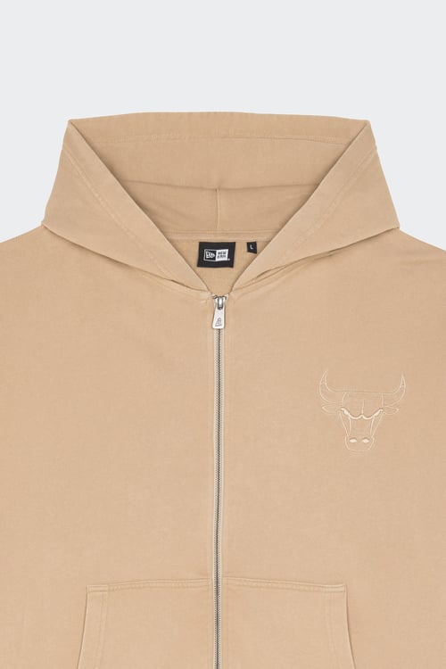 NEW ERA Hoodie zippé Jaune