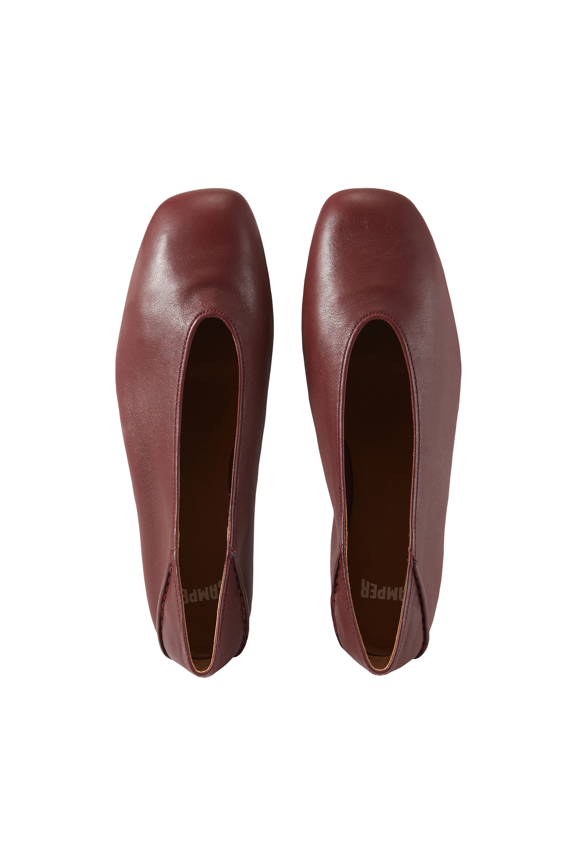 Ballerines Bordeaux