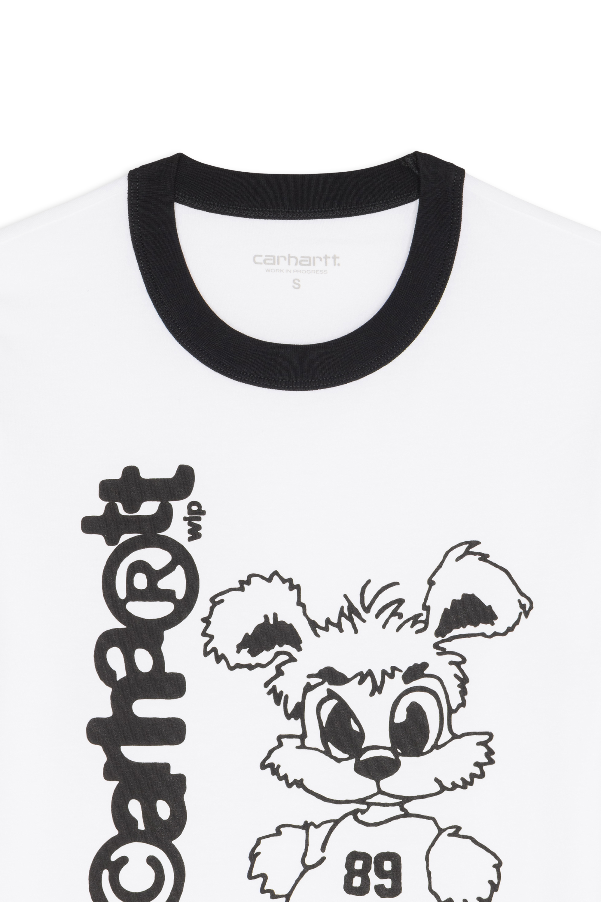 Regular-fit round-neck cotton T-shirt White