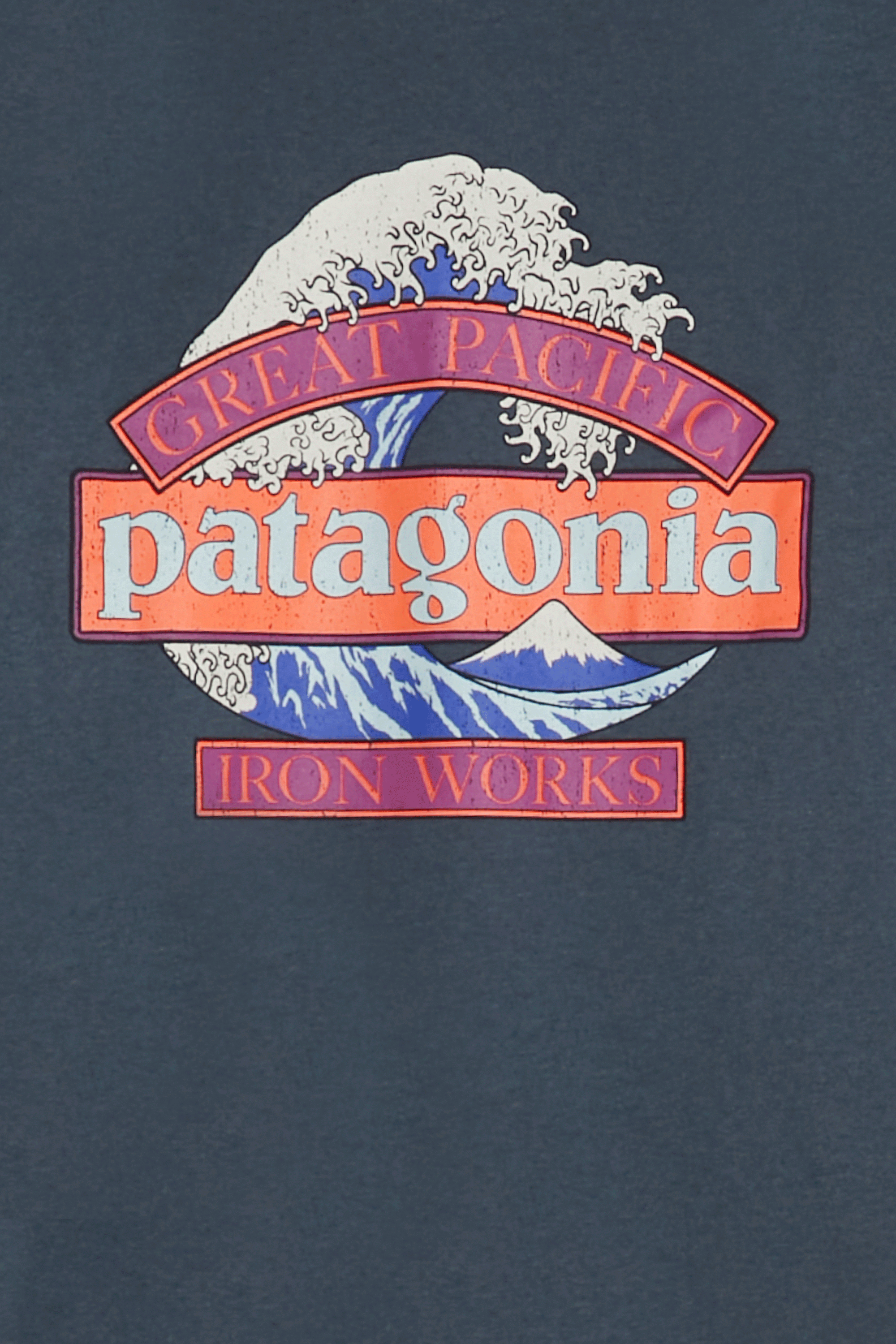 Regular-fit round-neck cotton T-shirt | Blue PATAGONIA Men