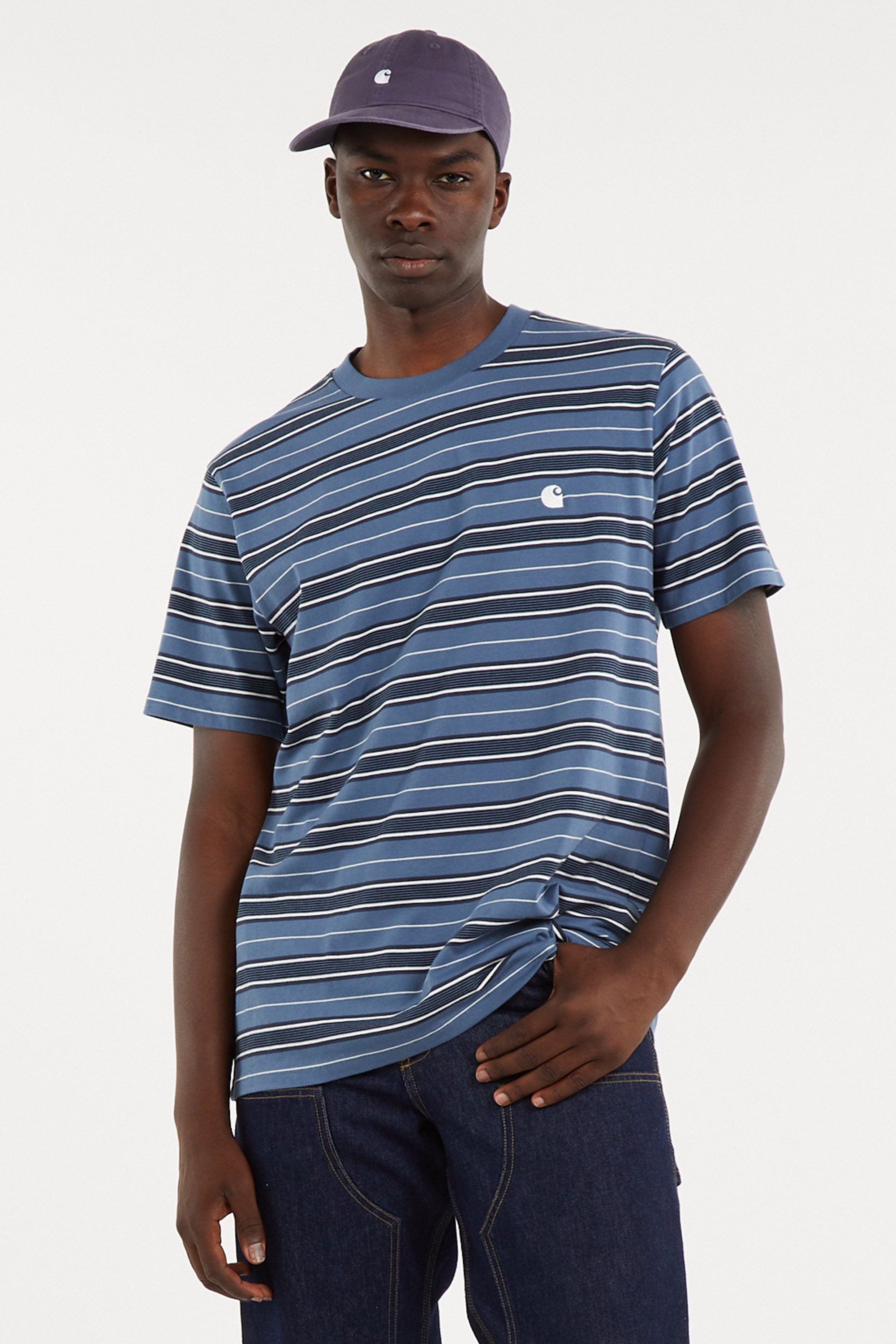 Regular-fit round-neck cotton T-shirt | Green CARHARTT WIP Men