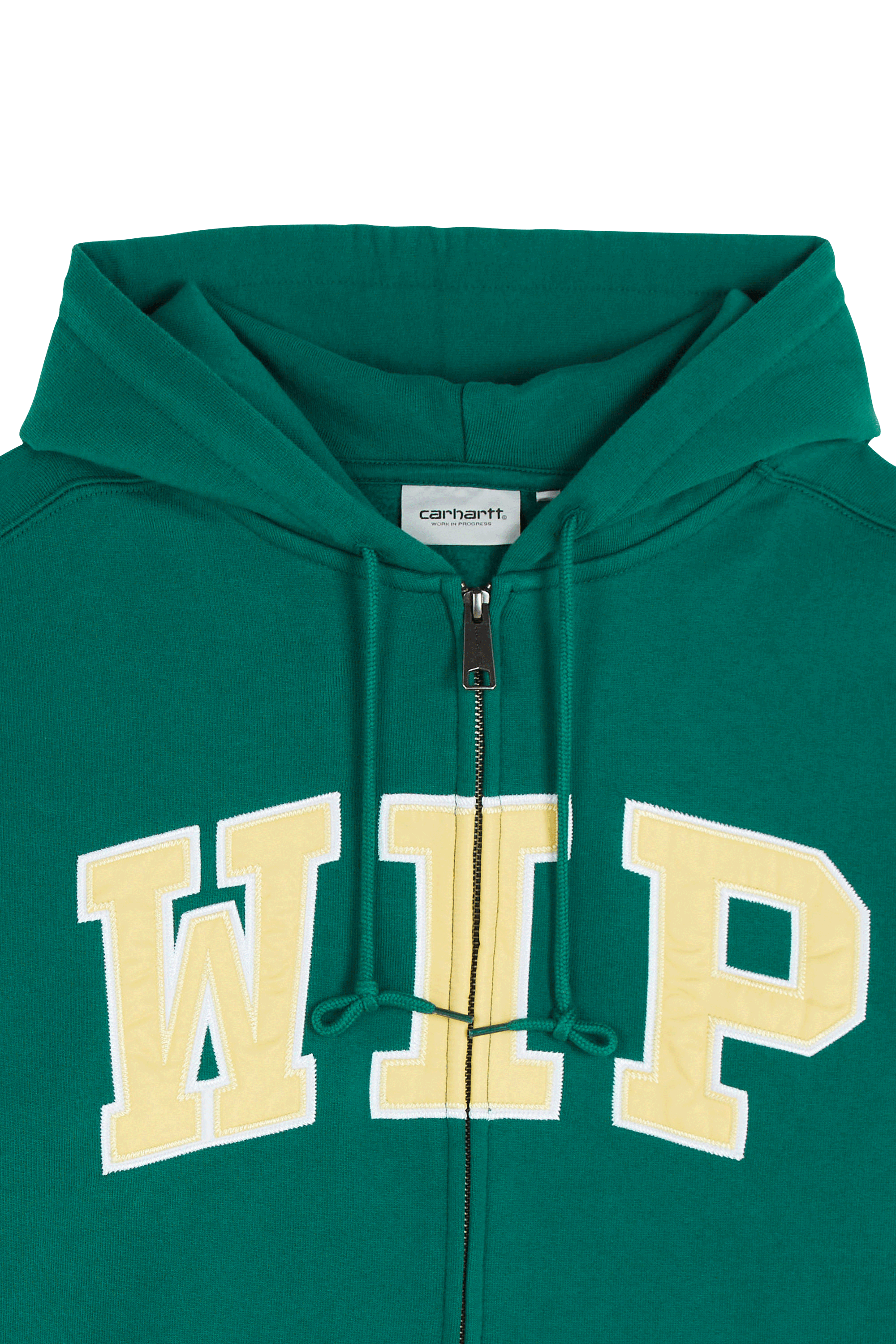 Hoodie zippé Vert