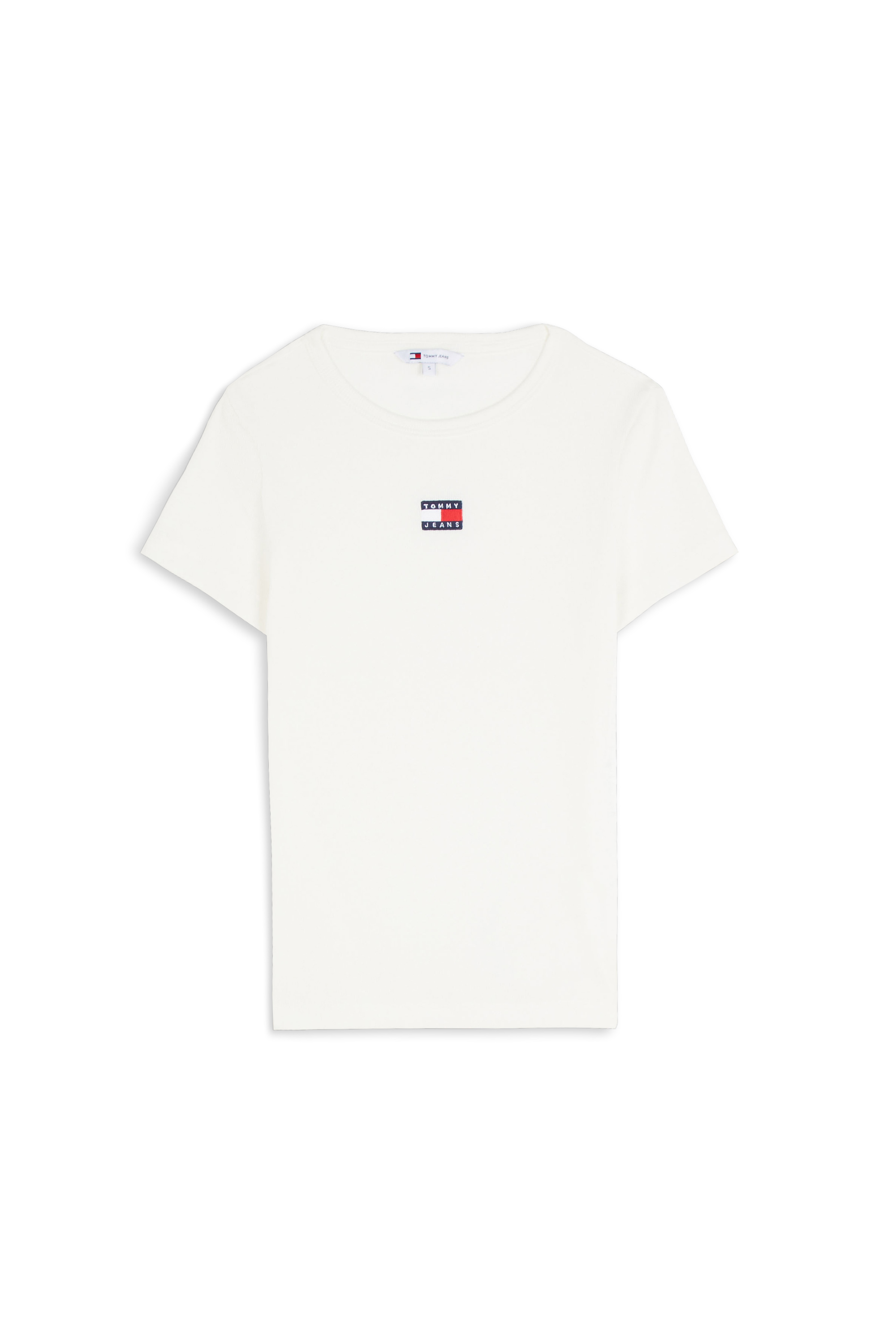 Regular-fit round-neck cotton T-shirt White