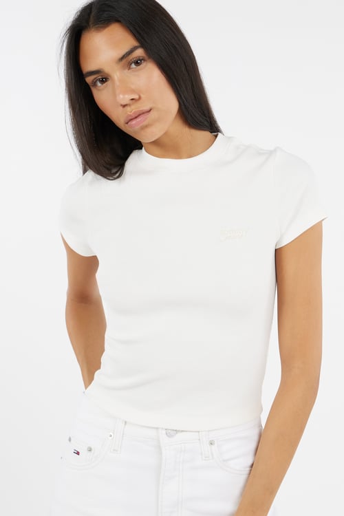 TOMMY JEANS T-shirt Blanc