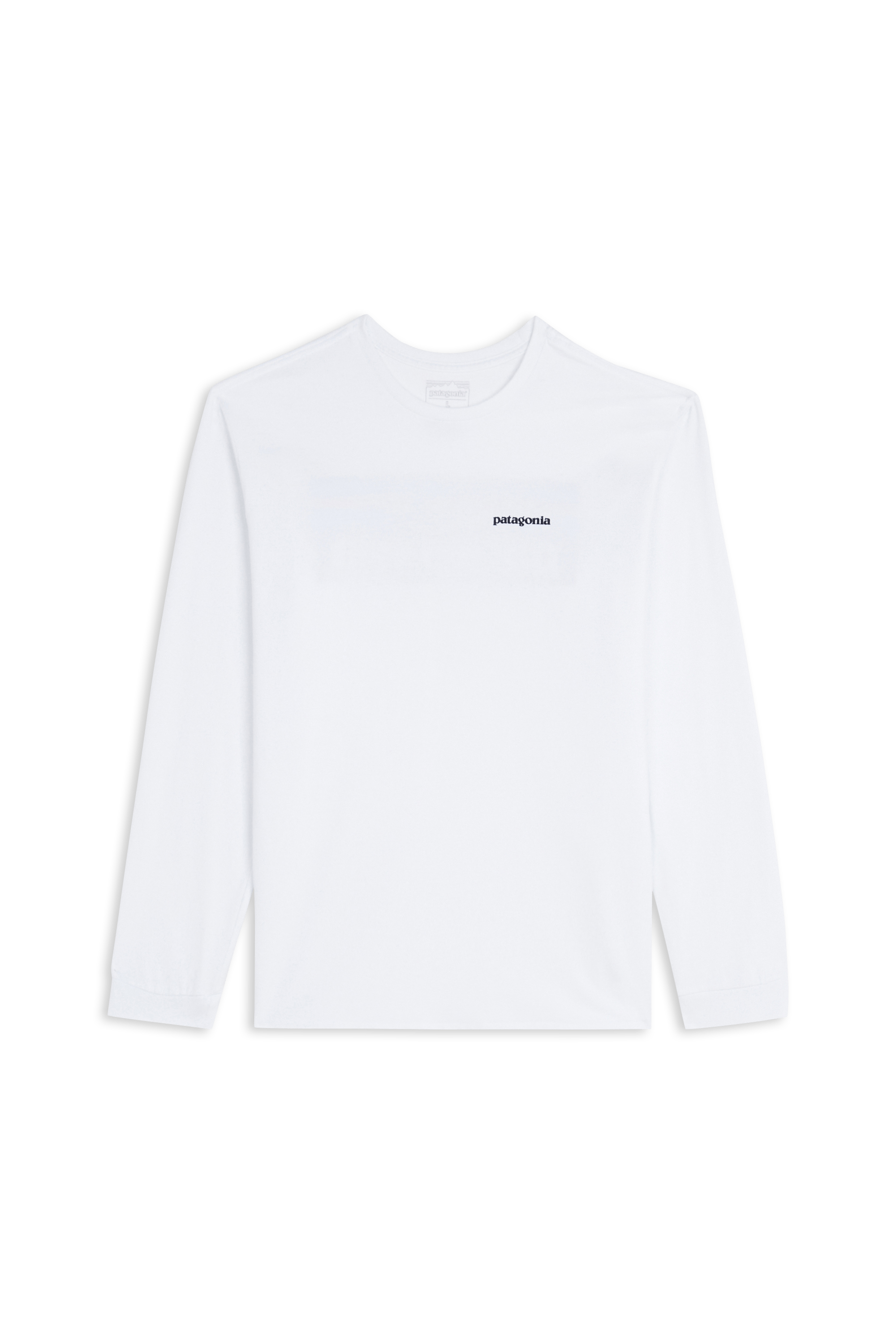 Regular-fit round-neck cotton T-shirt | White PATAGONIA Men