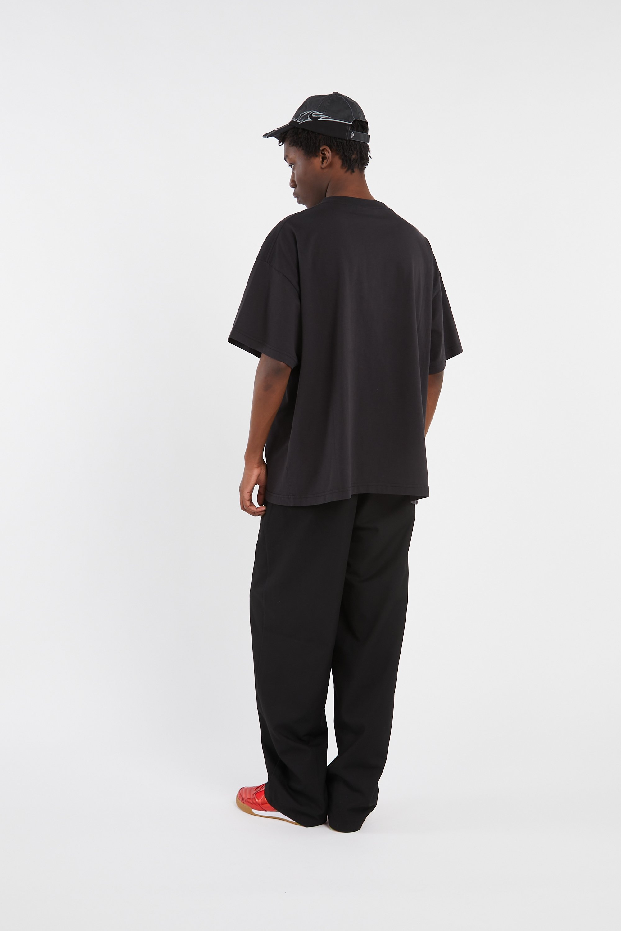 Regular-fit round-neck cotton T-shirt | Black by UMBRO SLAM JAM Regular-fit round-neck cotton T-shirt Black