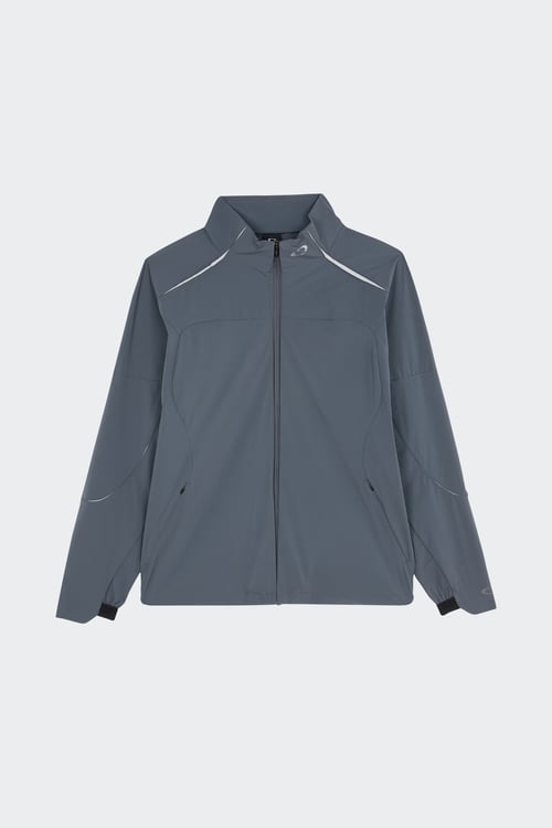 Veste oversize col montant - Taille XL Gris