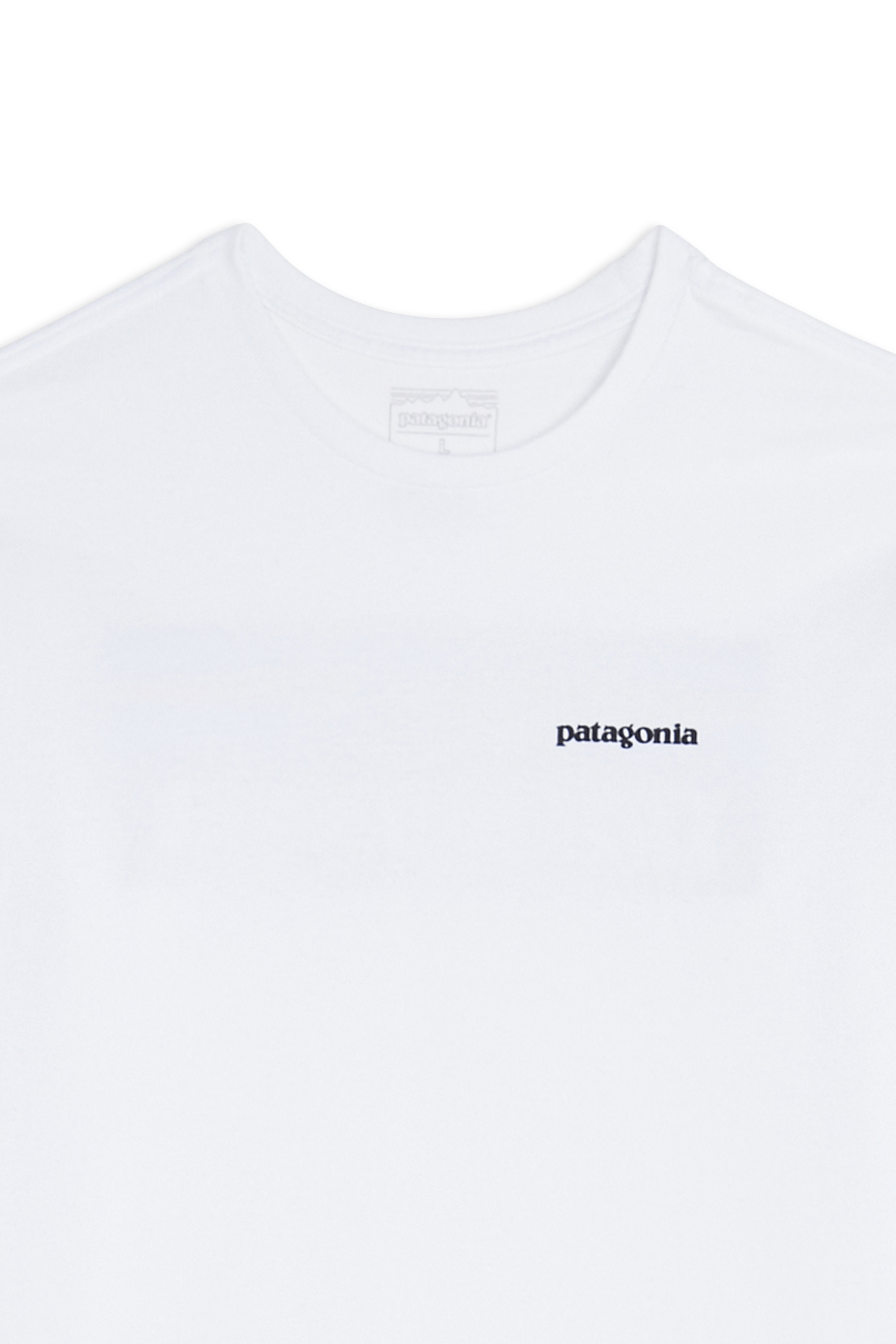 Regular-fit round-neck cotton T-shirt | White PATAGONIA Men
