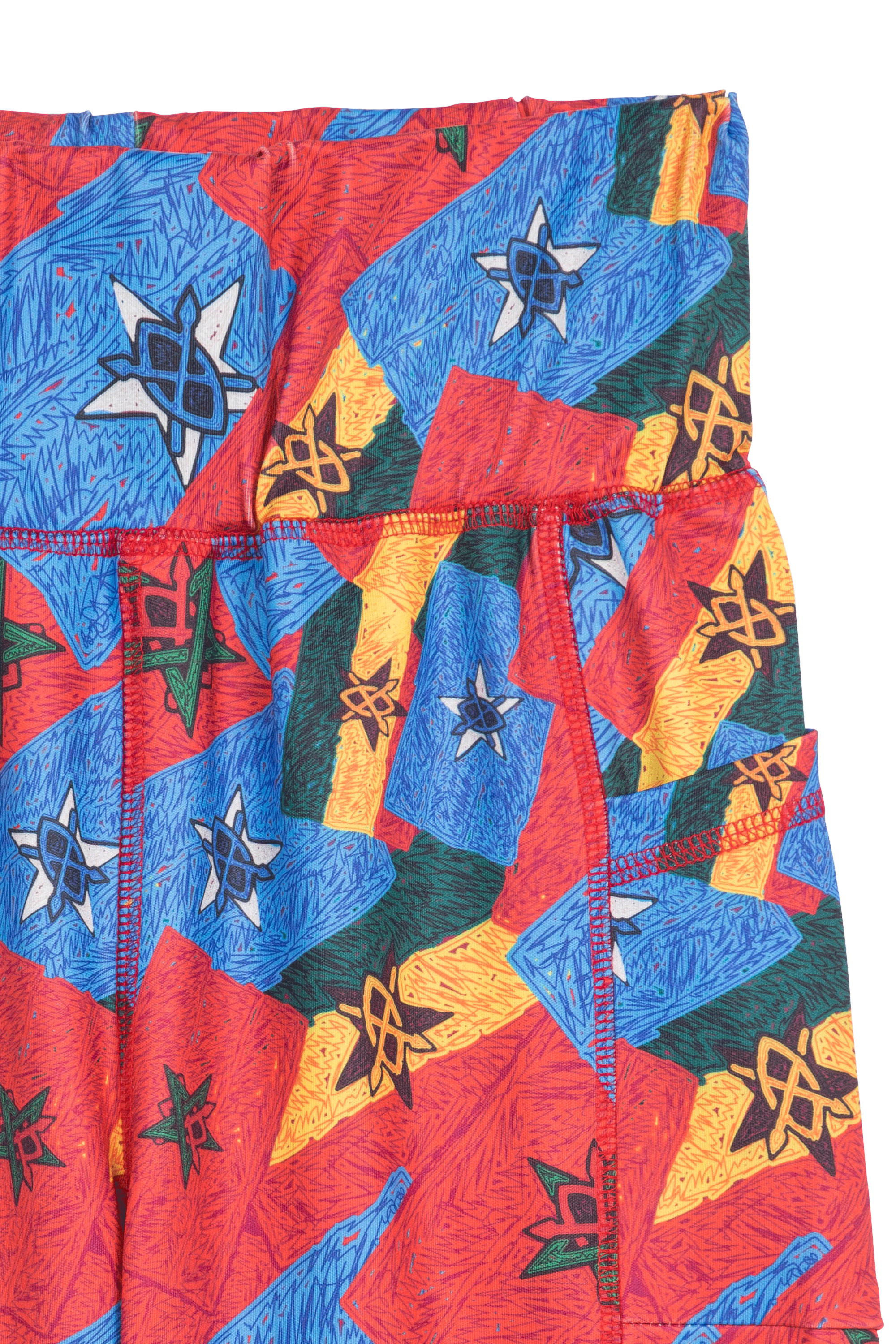 SHORT CYCLISTE translates to CYCLING SHORTS. DAILY PAPER Multicolored