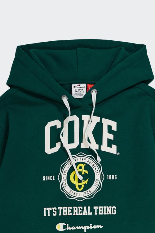 CHAMPION Hoodie Vert