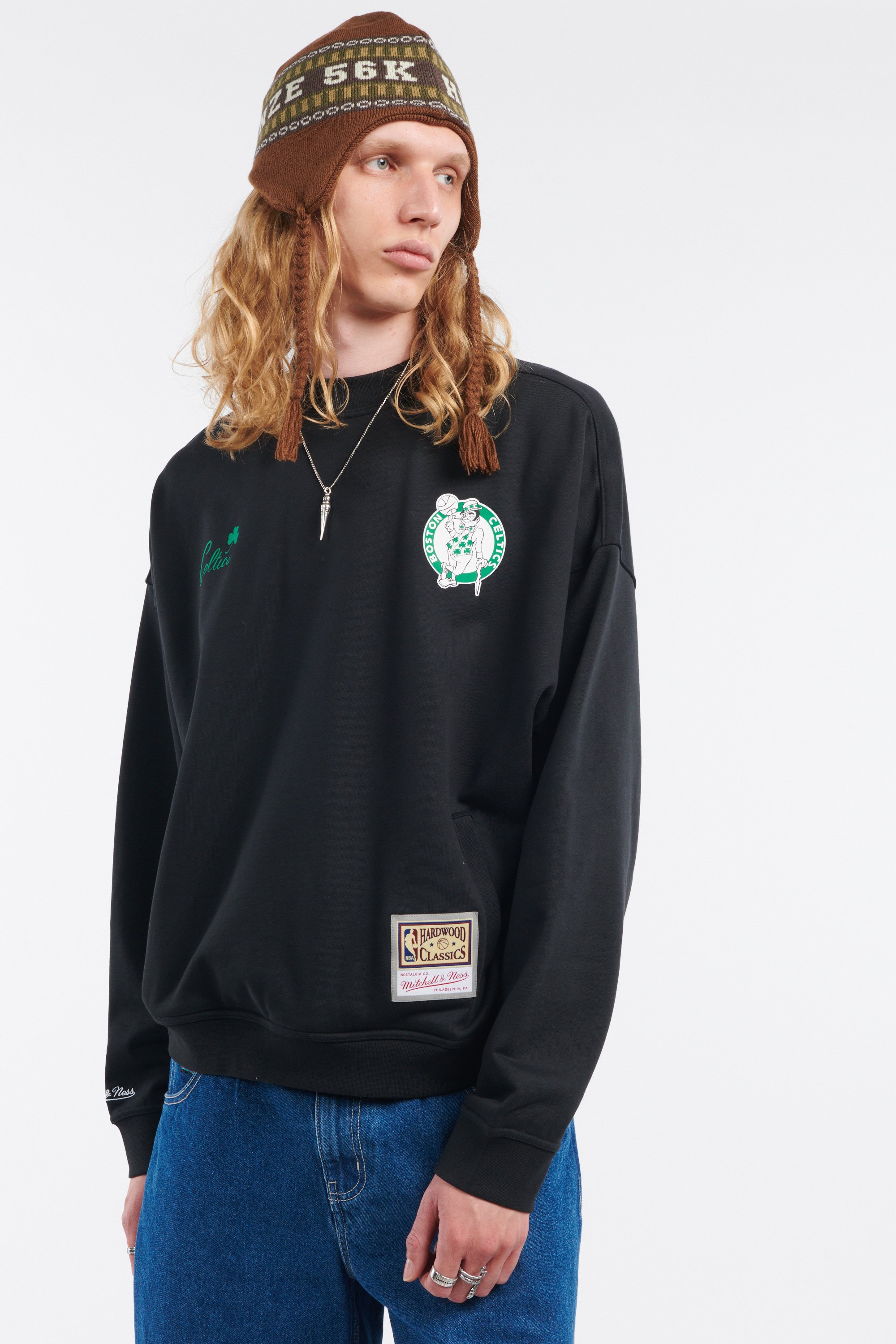 sweatshirt | Black by MITCHELL & NESS sweatshirt Black