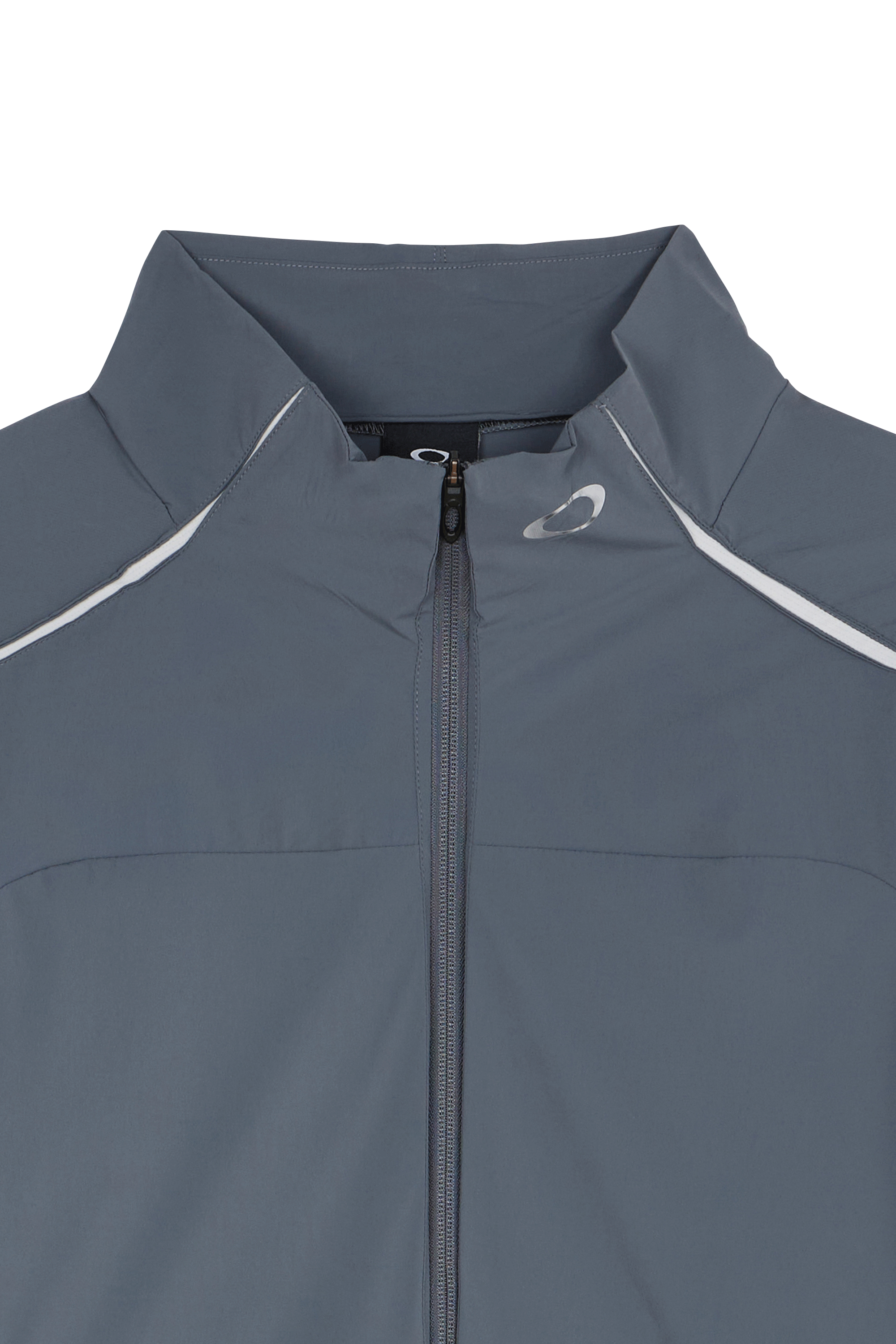 Veste oversize col montant Gris