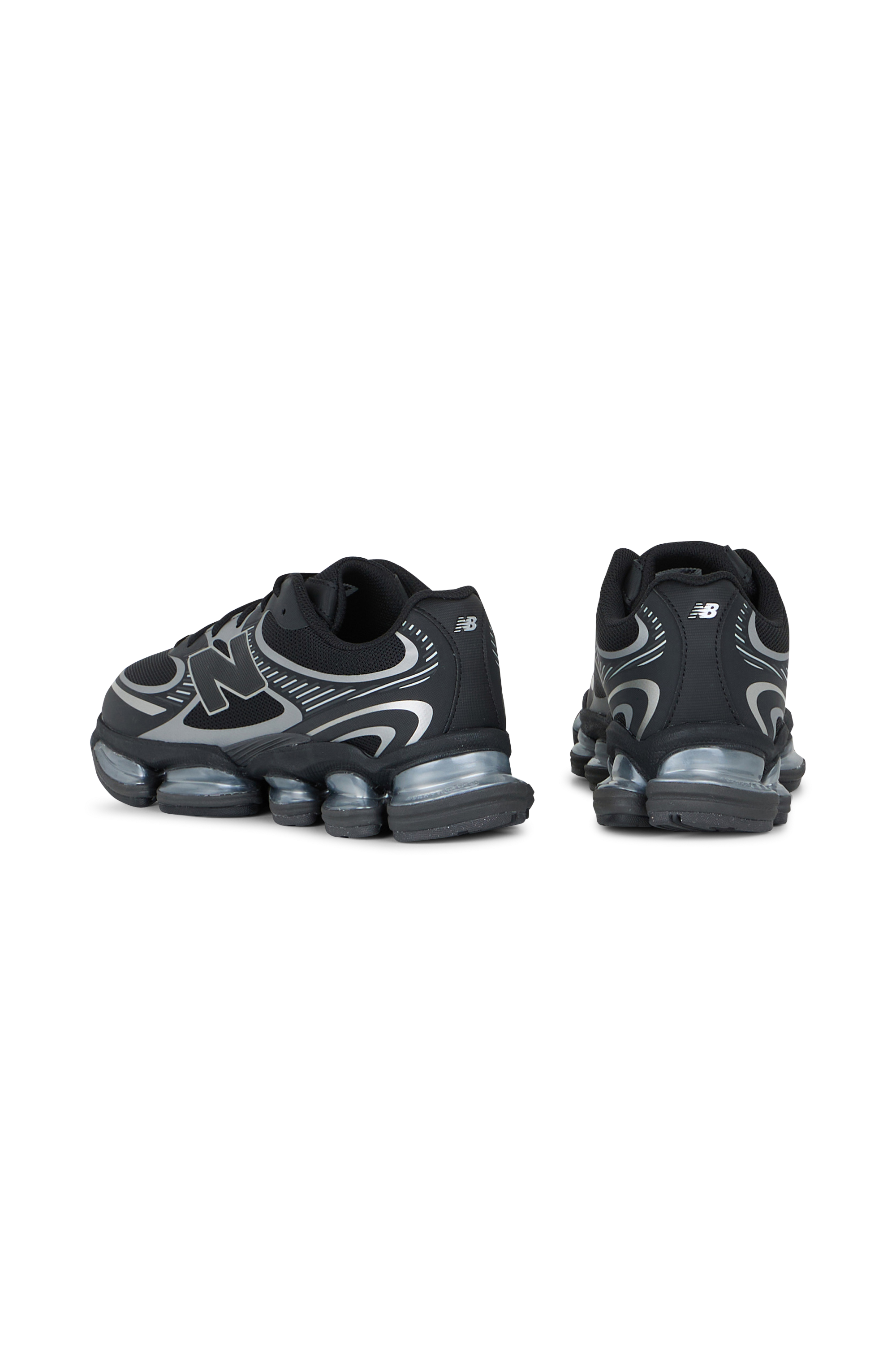 Men?s Storm 96 LO fabric and leather sneakers | Black NEW BALANCE Women