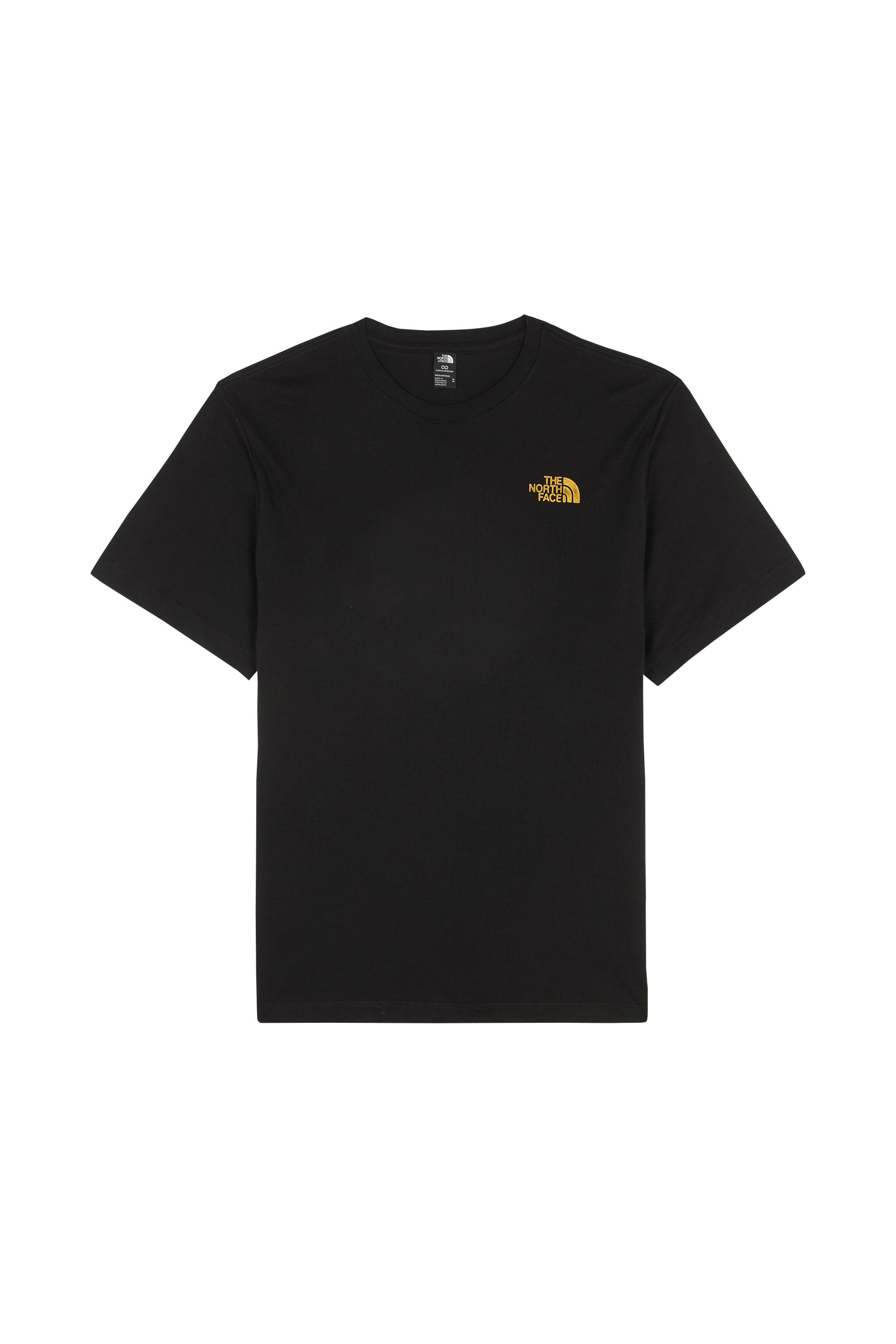 Regular-fit round-neck cotton T-shirt | Black THE NORTH FACE Men