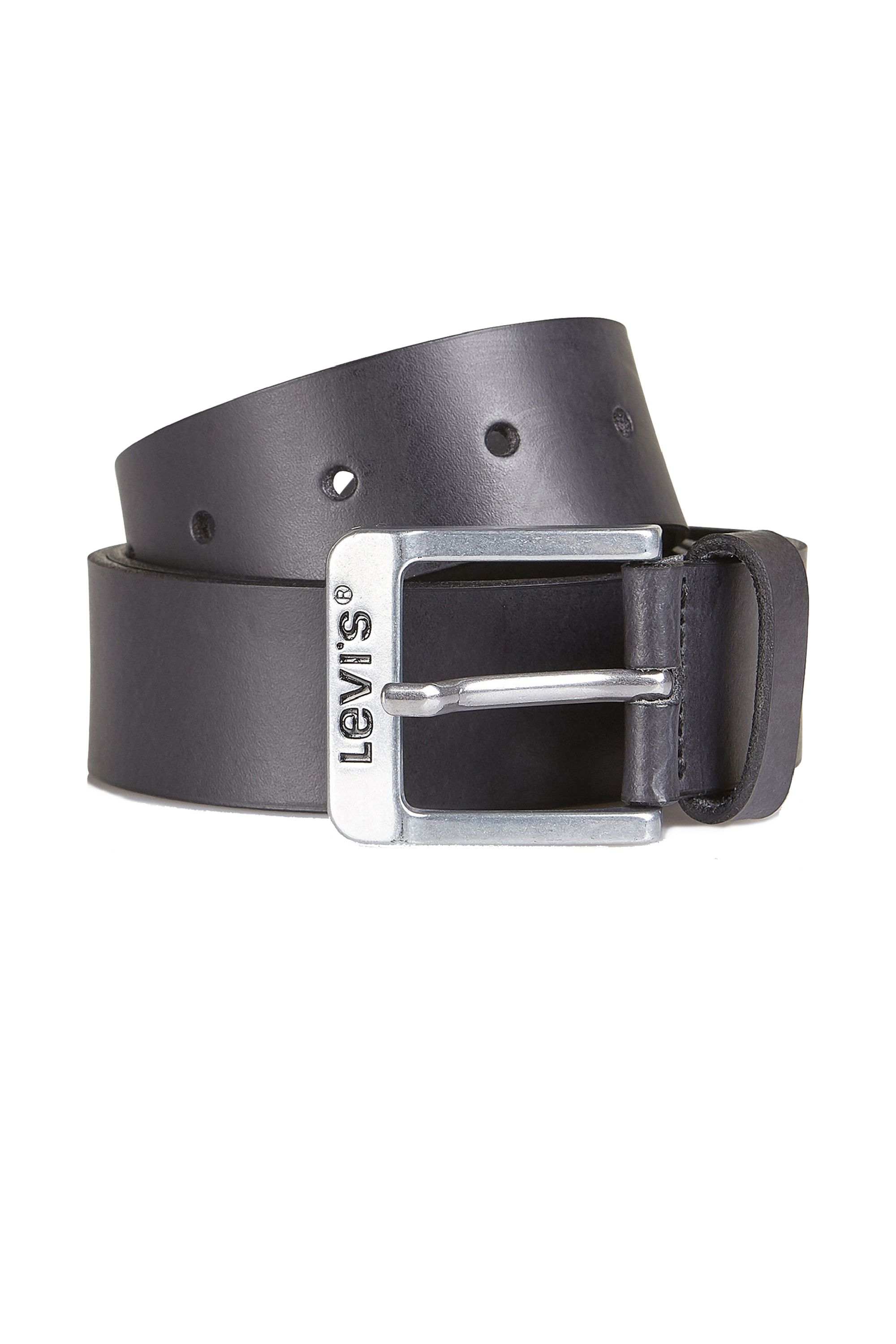 Leather belt Black