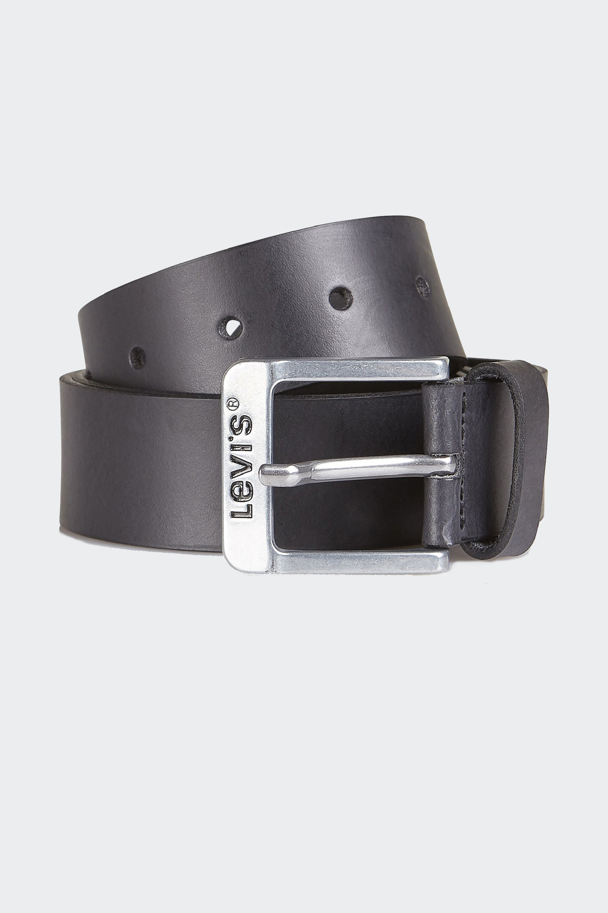 Leather belt | Black by LEVI'S Leather belt Black