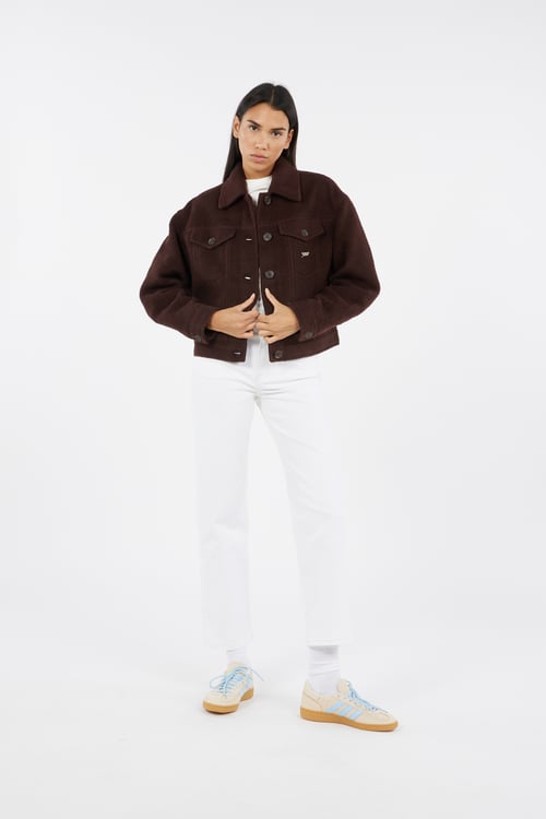 TOMMY JEANS Jacket Brown