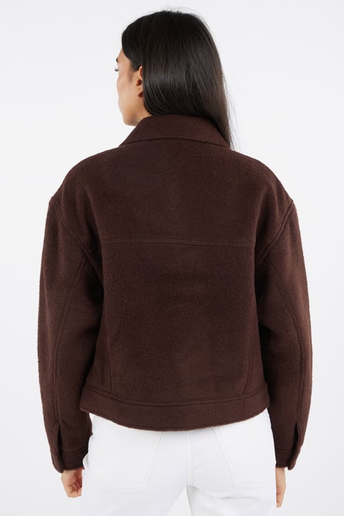 TOMMY JEANS Jacket Brown