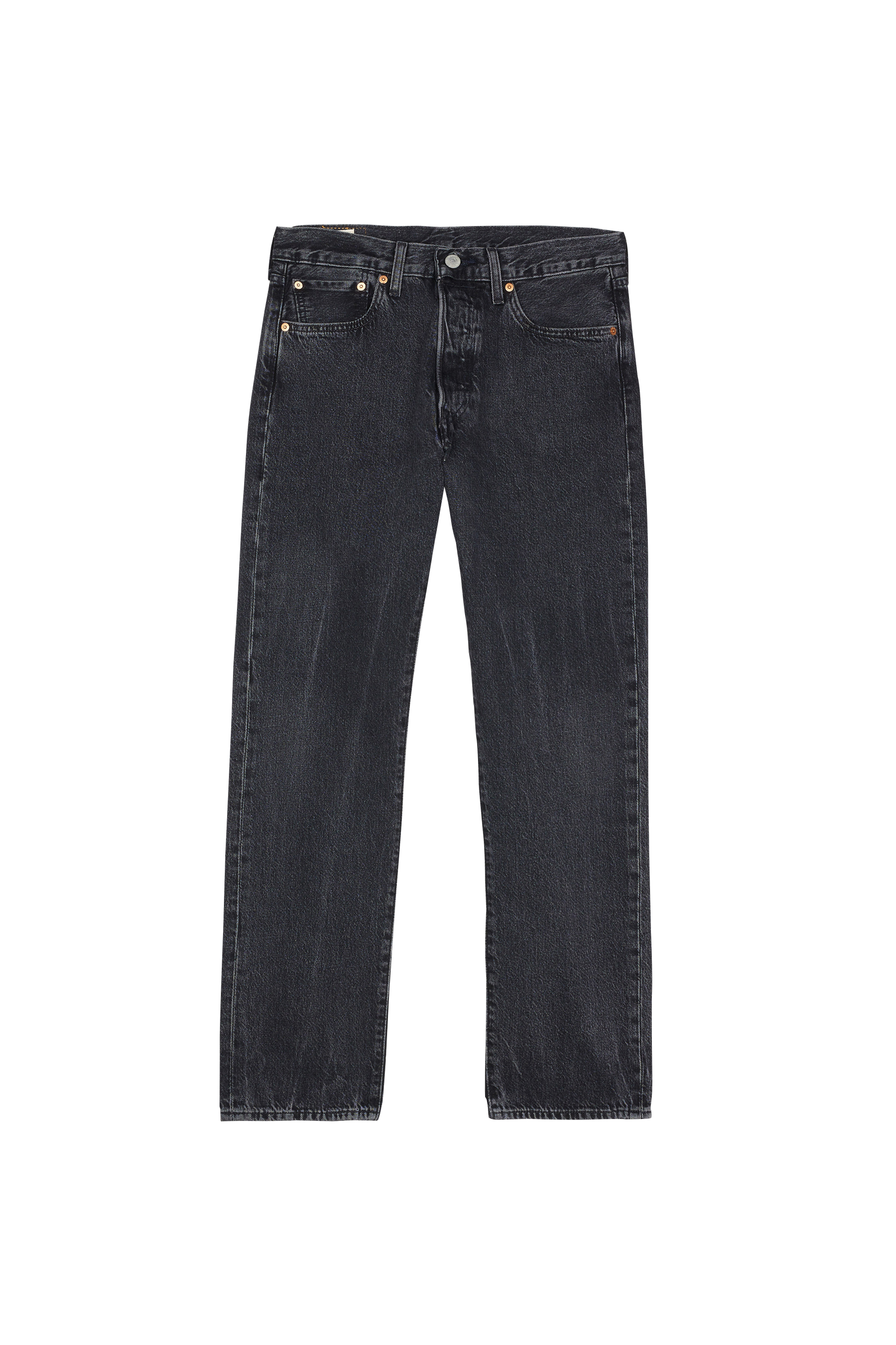 straight leg jeans Black
