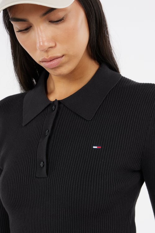 TOMMY JEANS Polo shirt Black