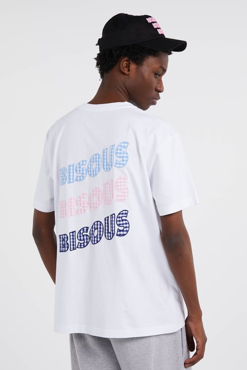 BISOUS SKATEBOARDS T-shirt Blanc