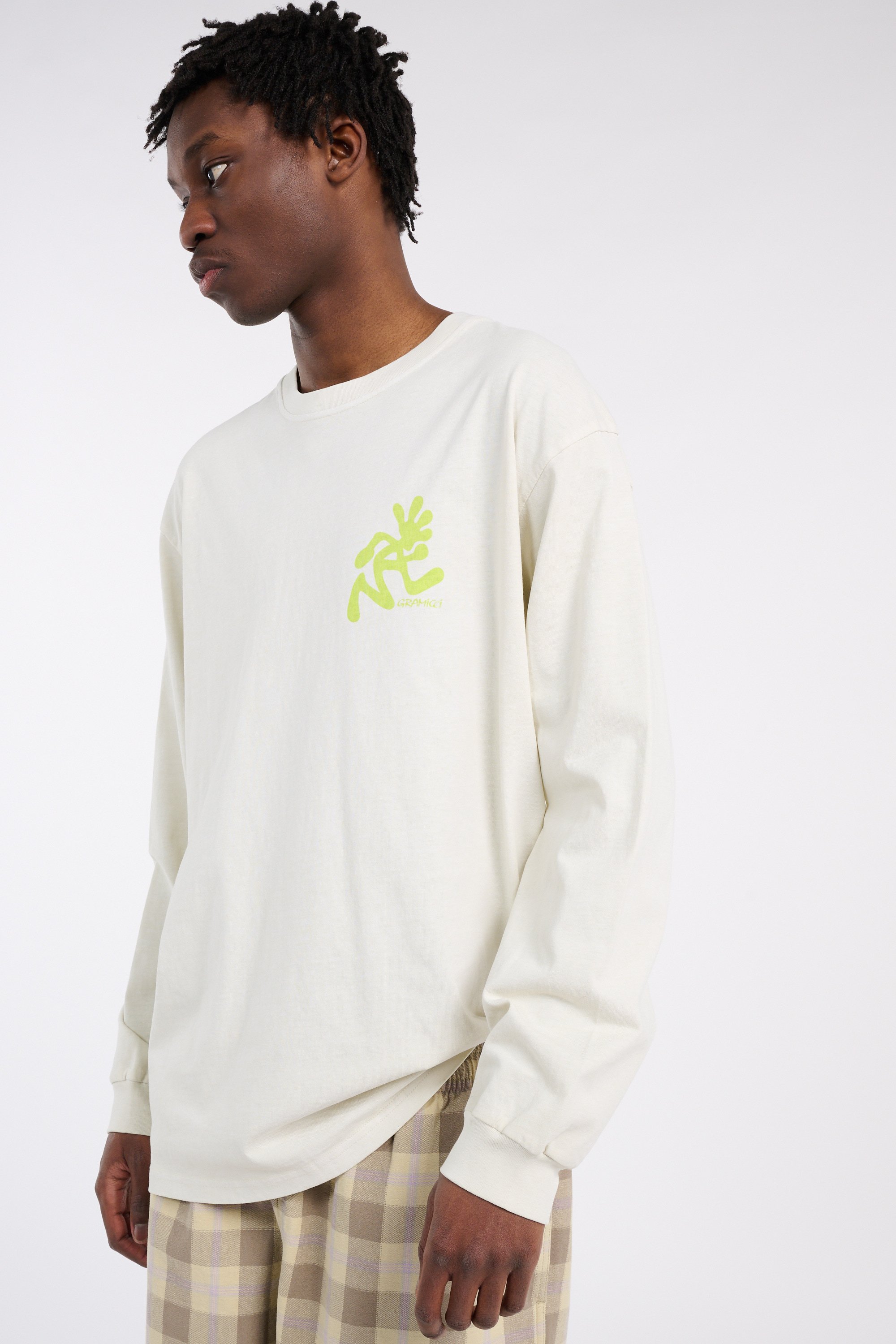 Regular-fit round-neck cotton T-shirt Beige