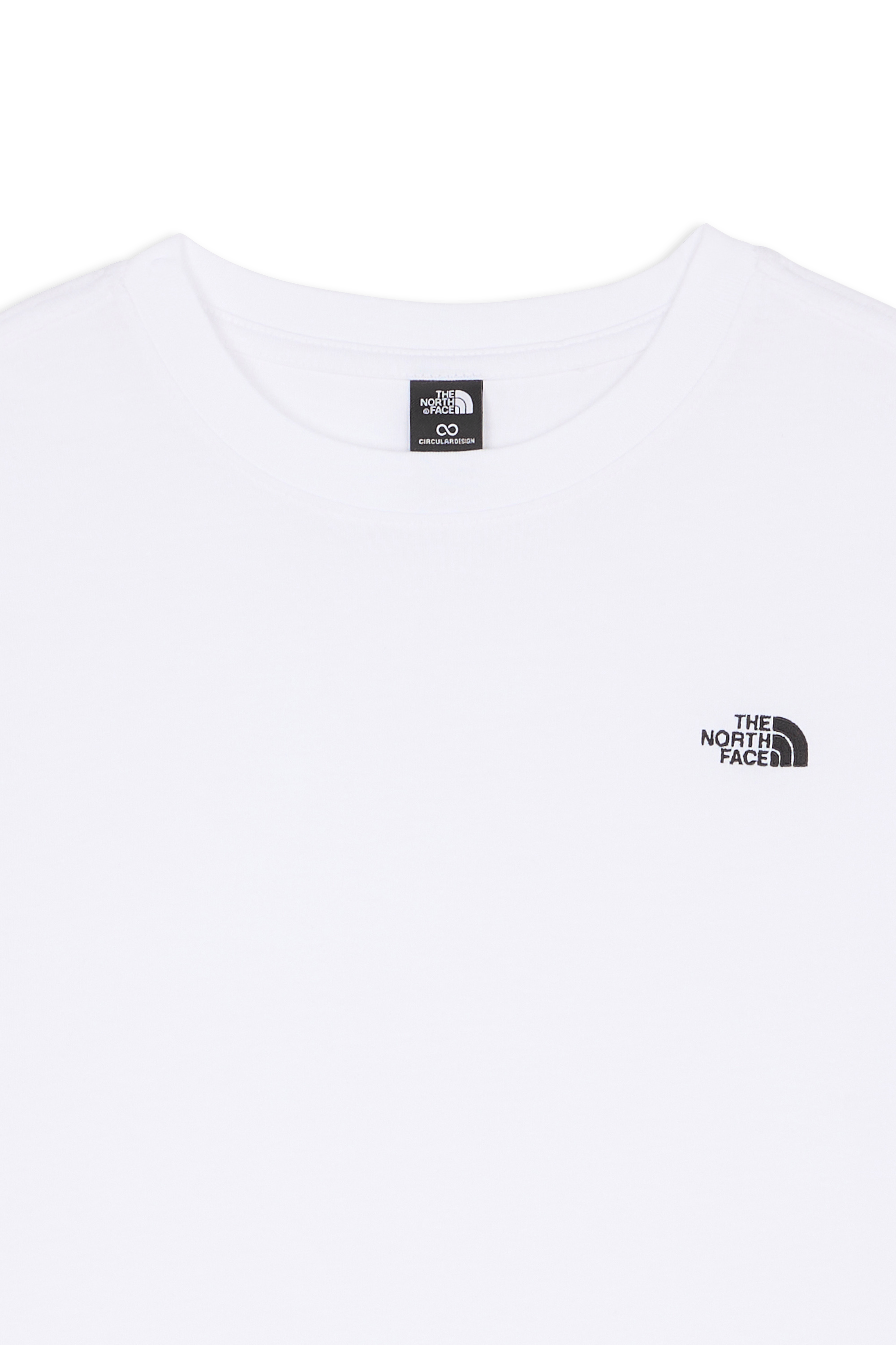 Regular-fit round-neck cotton T-shirt | White THE NORTH FACE Men