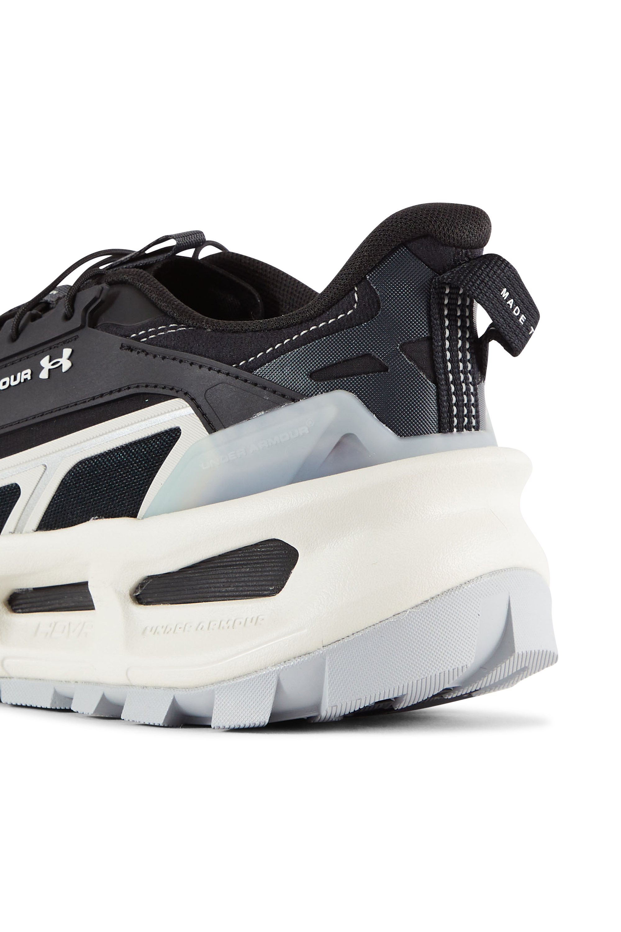 Men?s Storm 96 LO fabric and leather sneakers | White UNDER ARMOUR Men