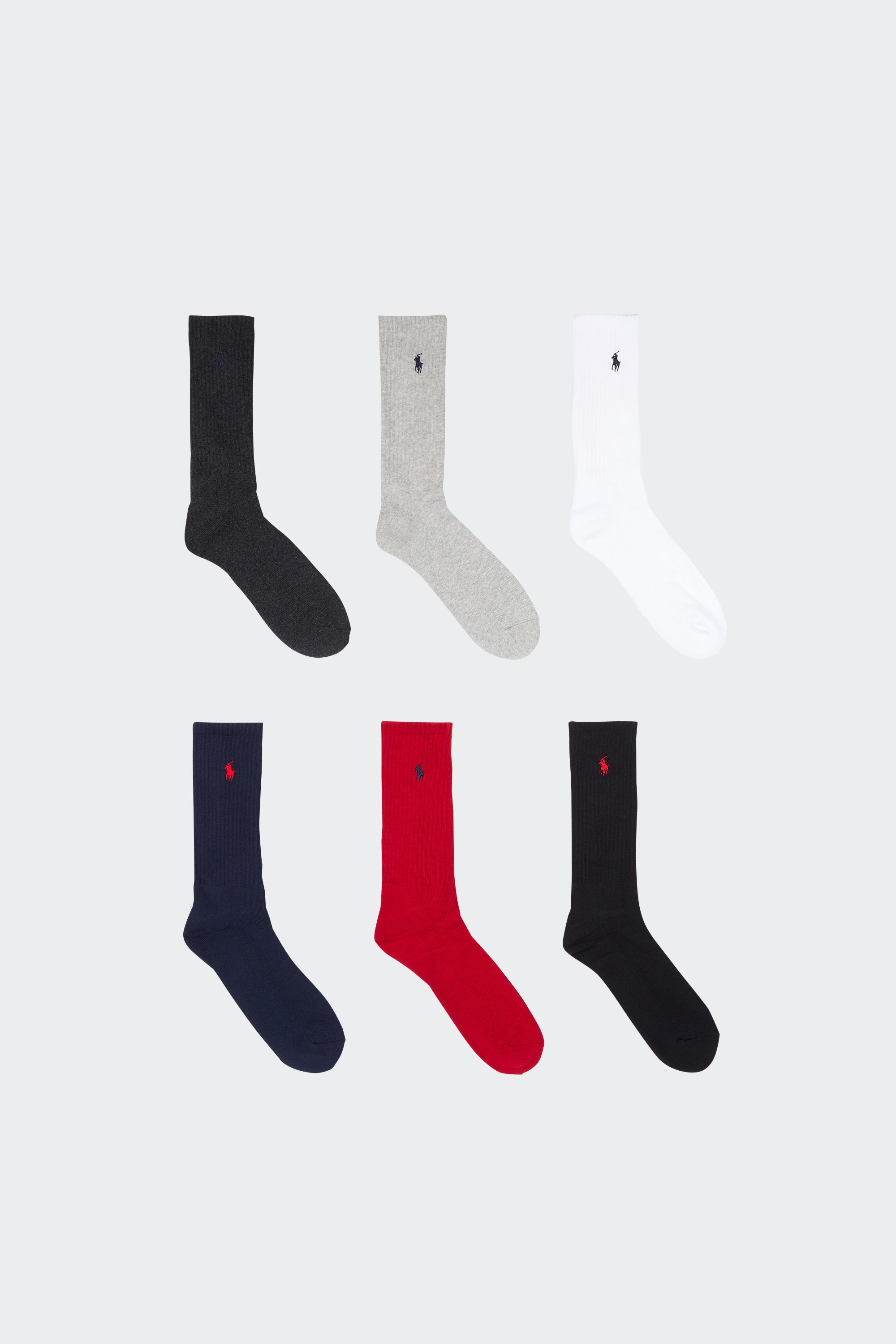 Set of 6 pairs of socks | Multicolored by POLO RALPH LAUREN Set of 6 pairs of socks Multicolored
