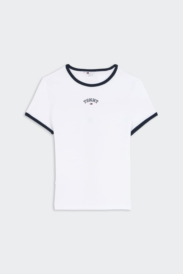 T Messenger Bag TOMMY HILFIGER Business Leather Slim Reporter AM0AM10334 BDS Femme NovogasShops shirt Blanc Tommy Jeans