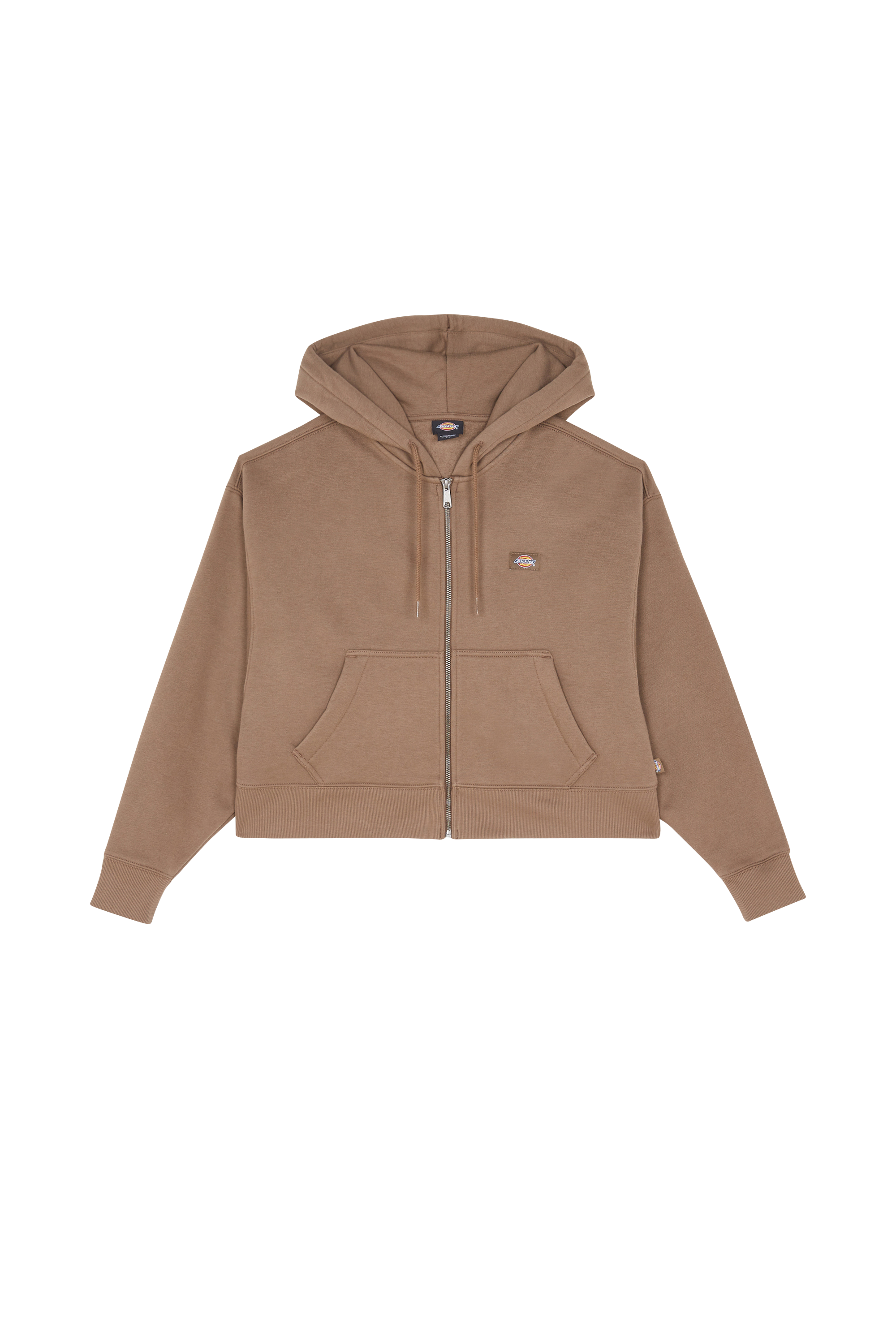 Hoodie zippé Marron