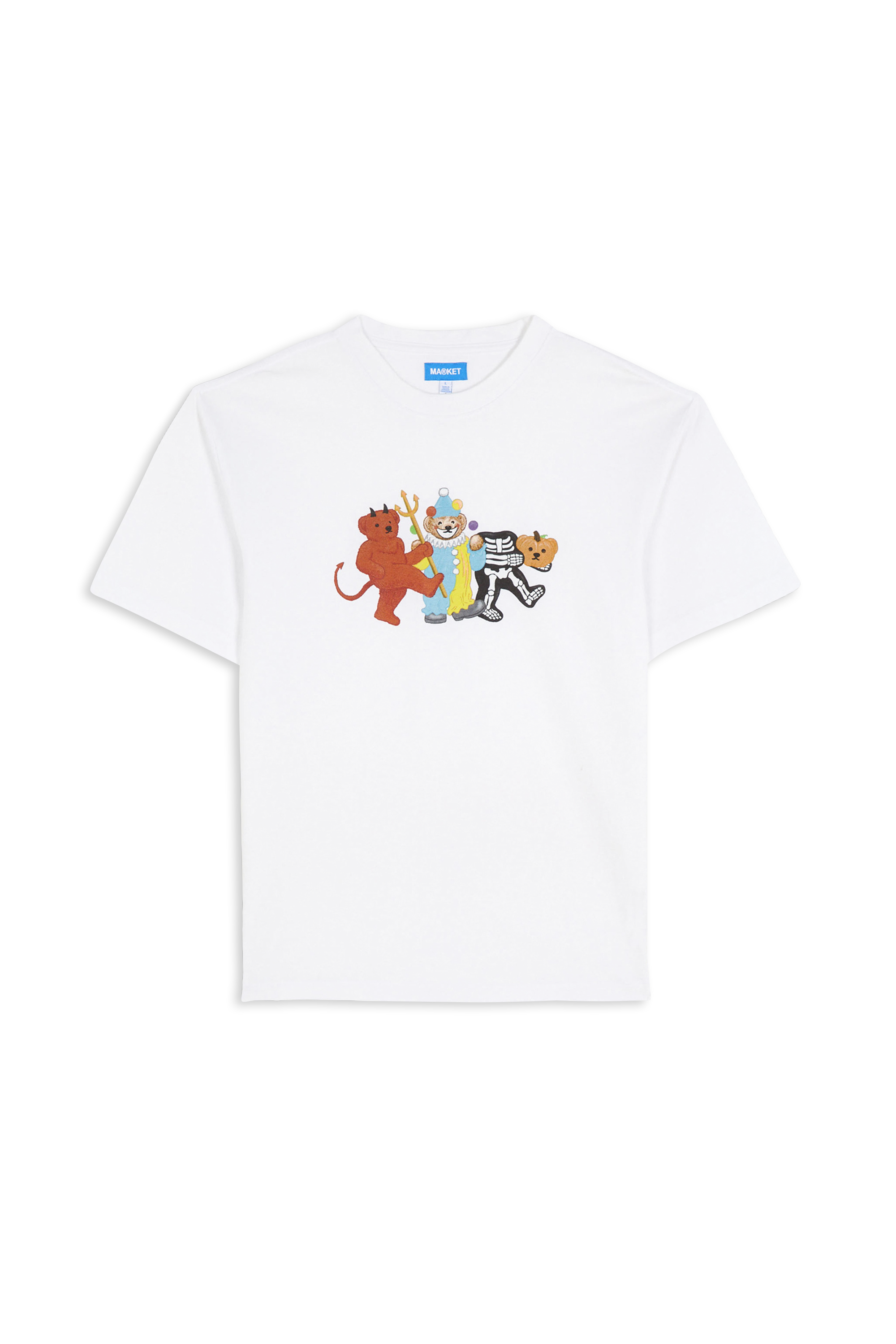 Regular-fit round-neck cotton T-shirt White