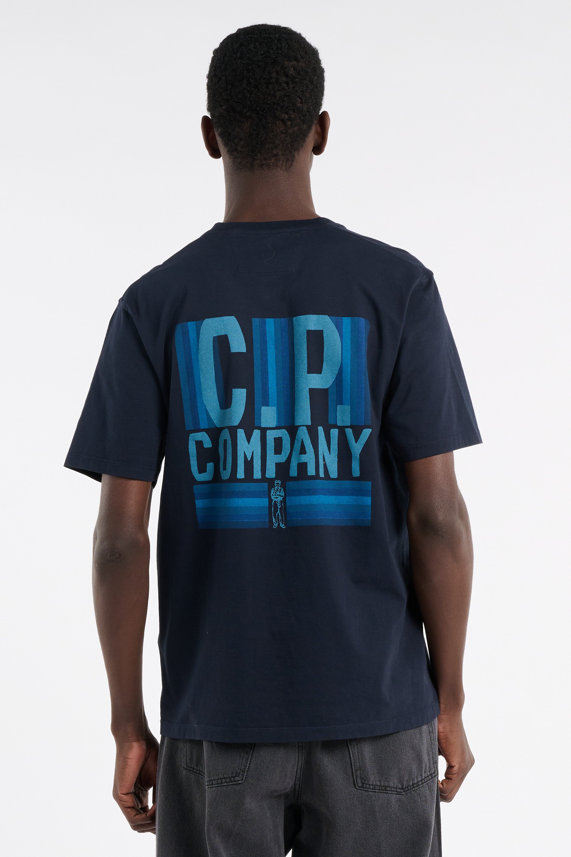 T-shirt | Bleu C.P. COMPANY Homme