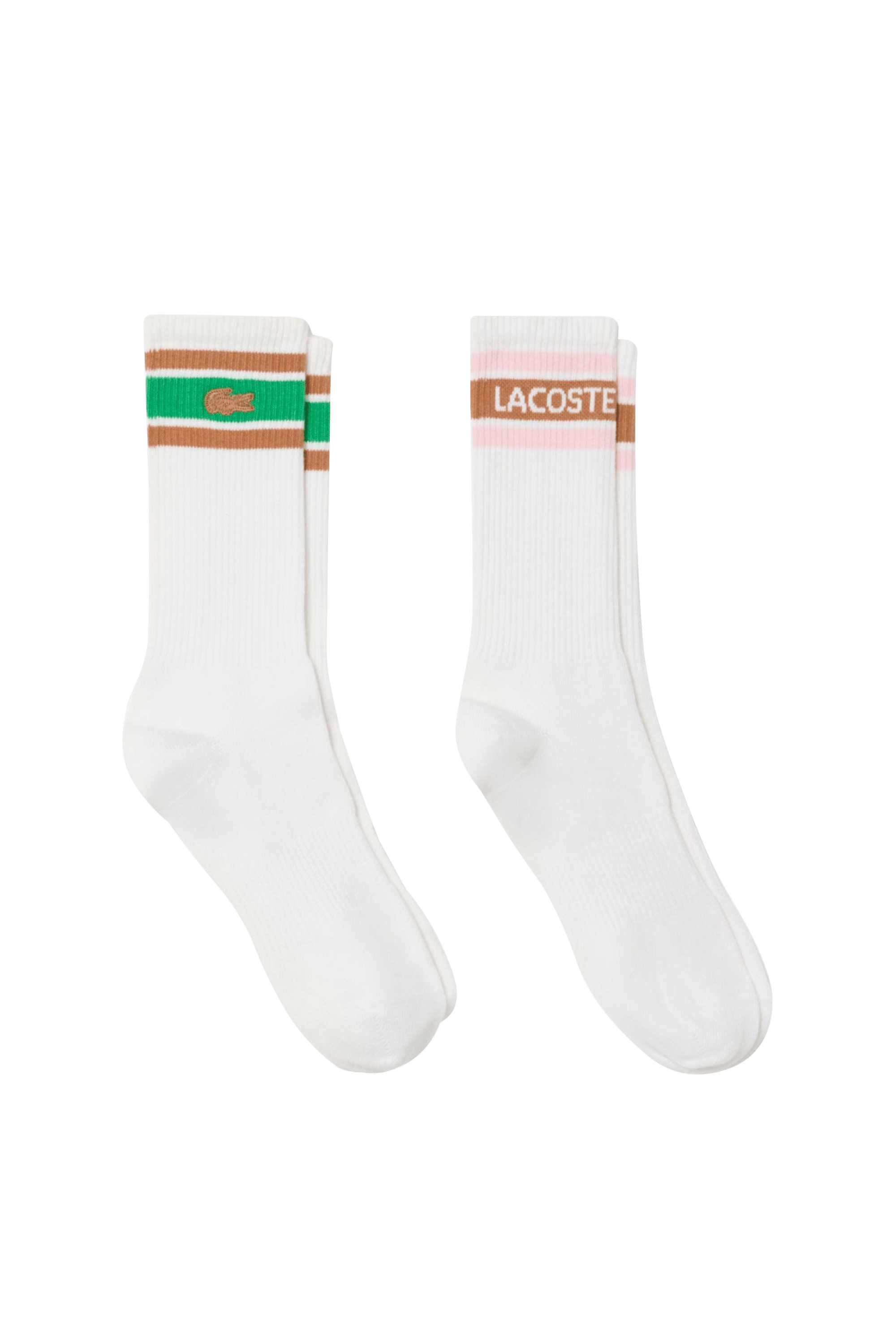 Lot de 2 chaussettes  Blanc-flamant-dunaire-calathea