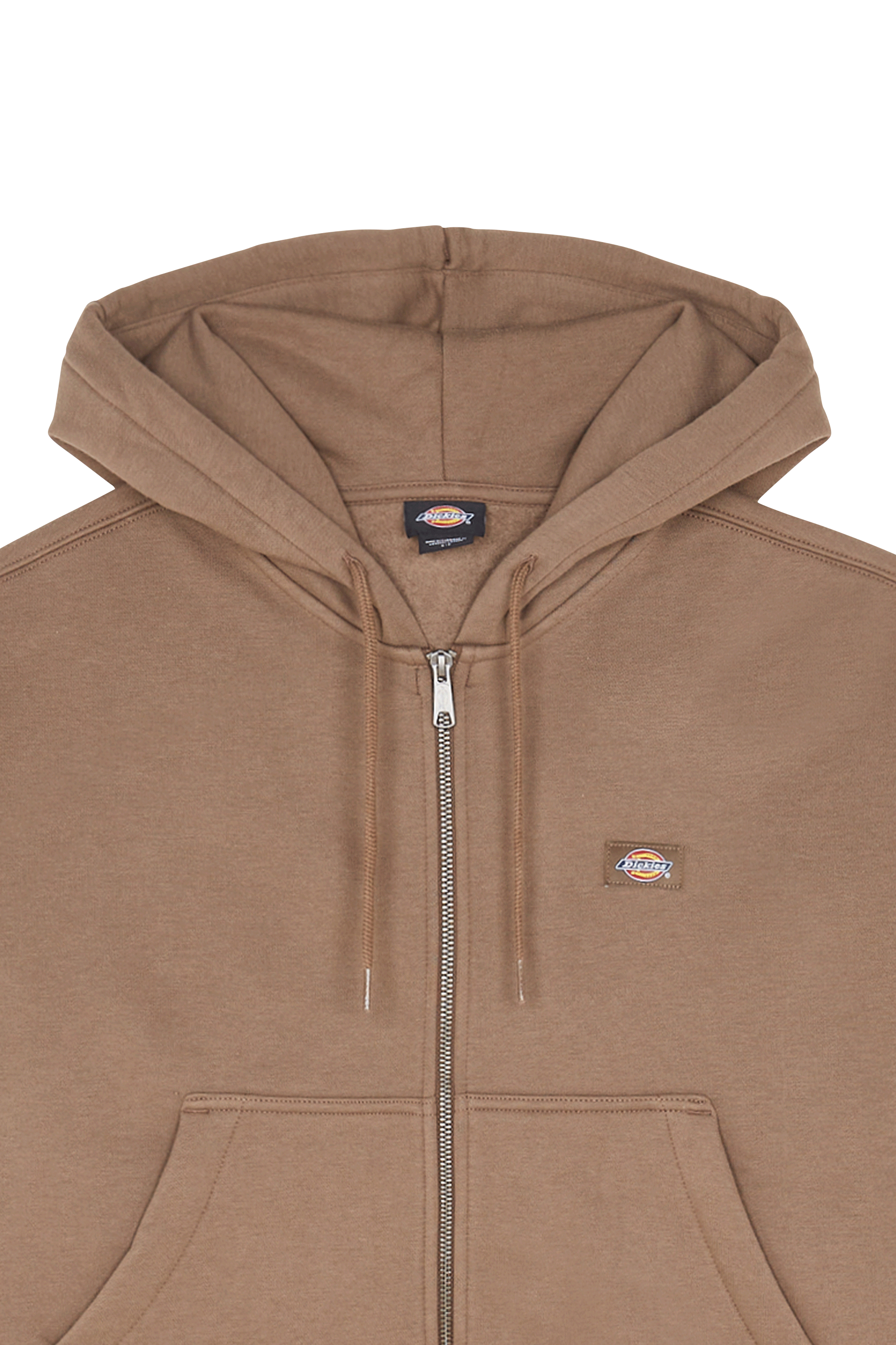 Hoodie zippé Marron