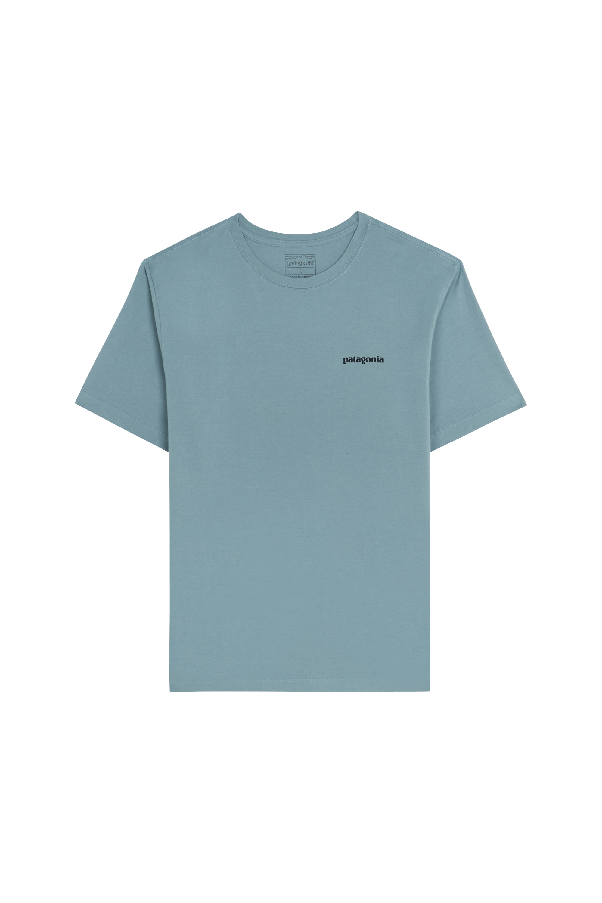 Regular-fit round-neck cotton T-shirt | Blue PATAGONIA Men