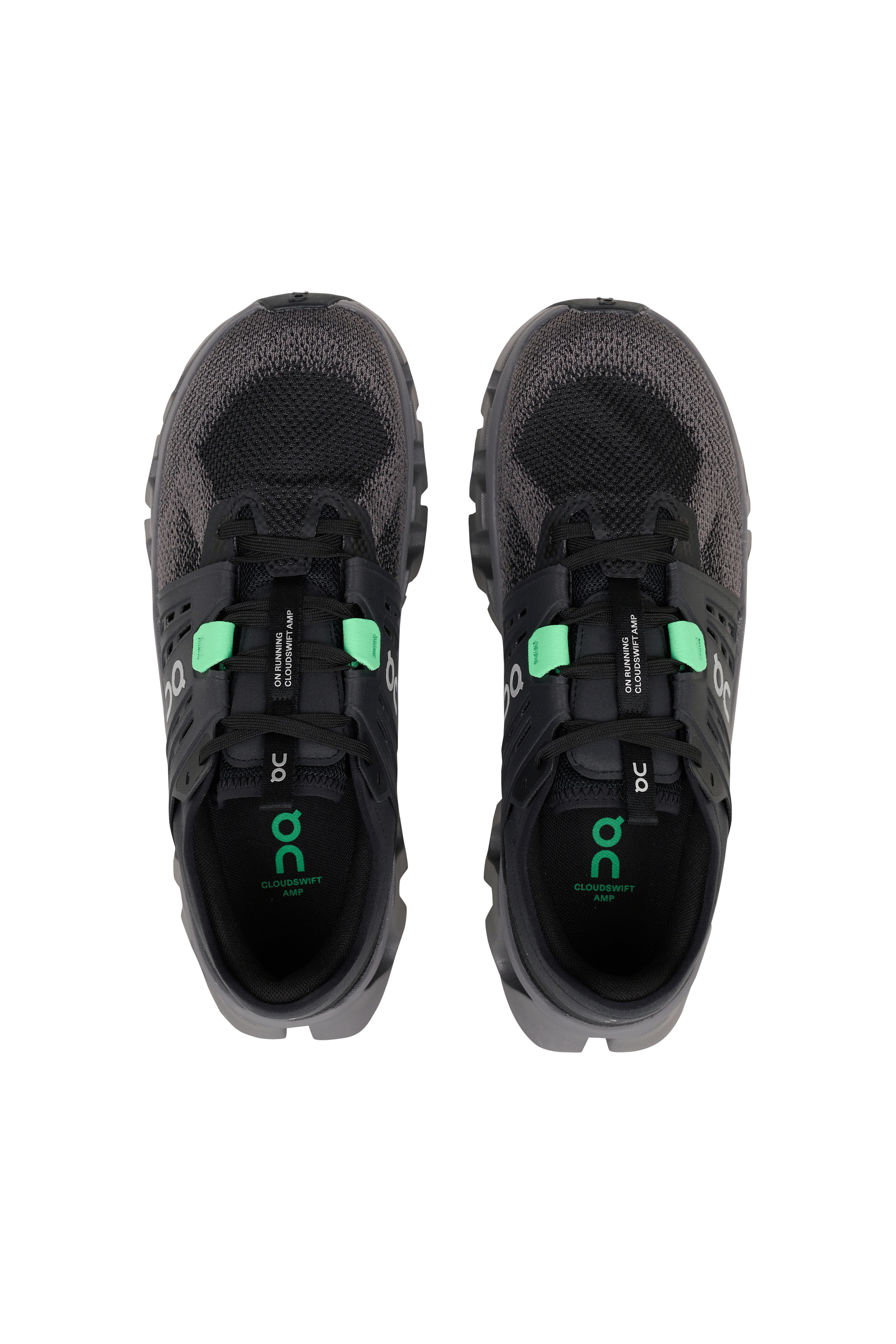 Men?s Storm 96 LO fabric and leather sneakers | Black ON Men