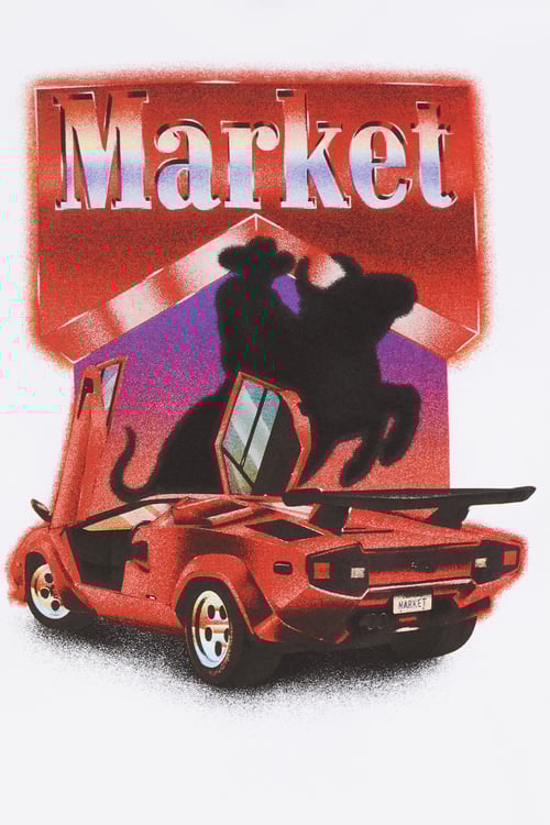 MARKET T-shirt  Blanc