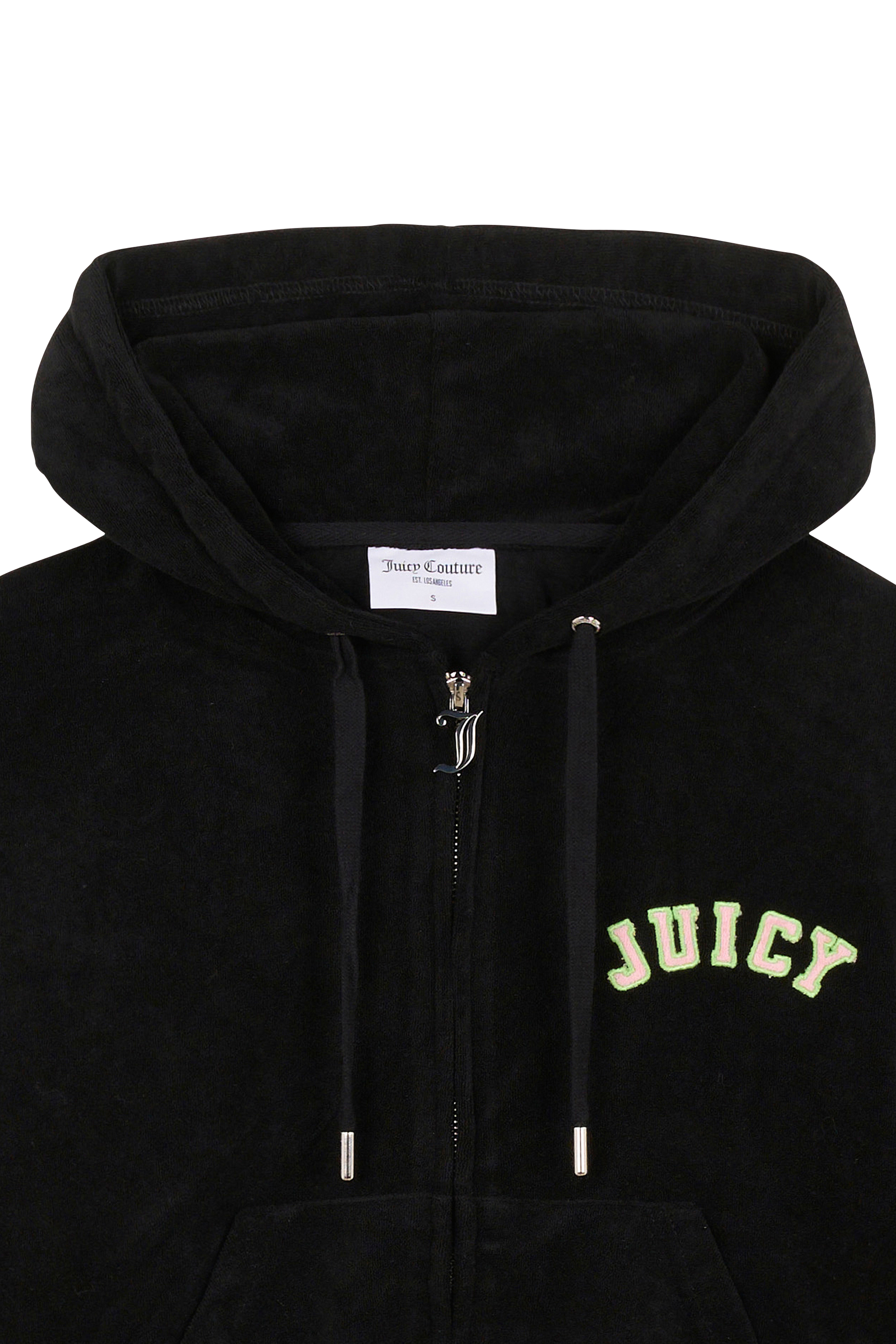zip-up hoodie Black