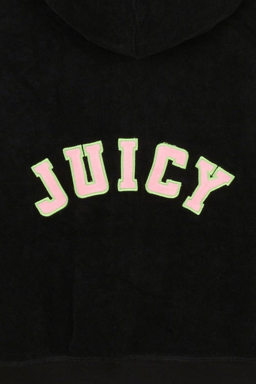 JUICY COUTURE zip-up hoodie Black