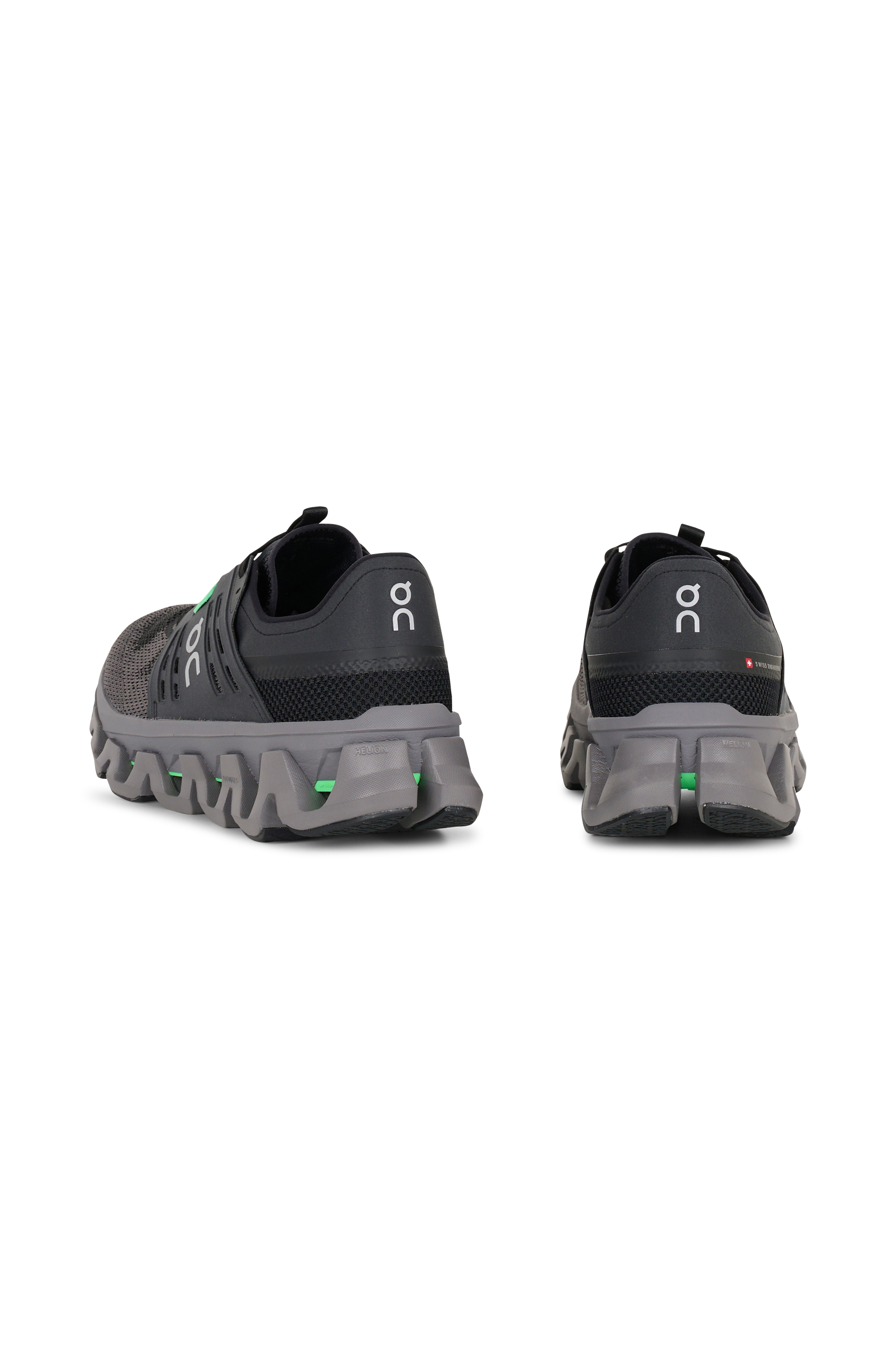 Men?s Storm 96 LO fabric and leather sneakers | Black ON Men