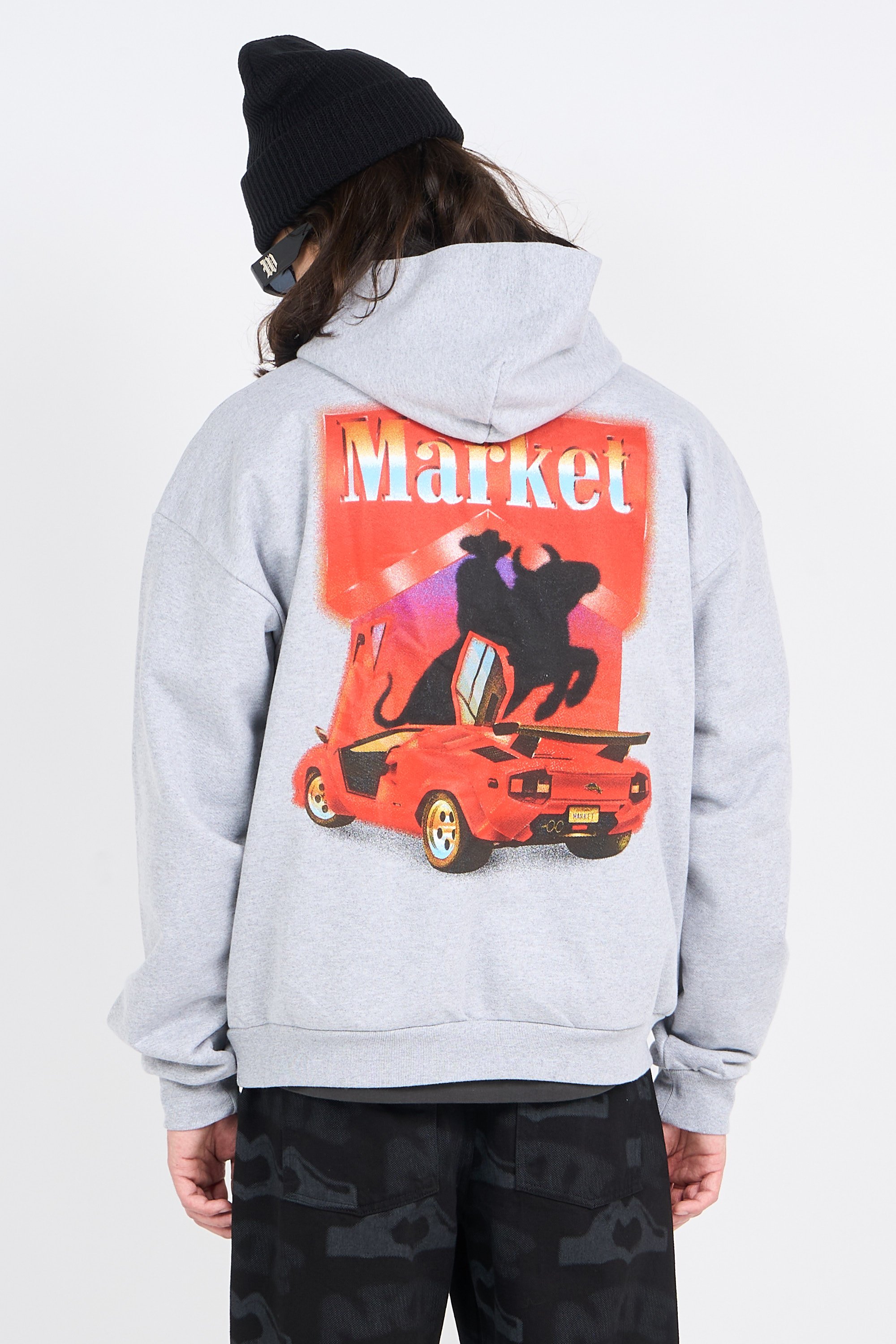Hoodie | Grey MARKET Men