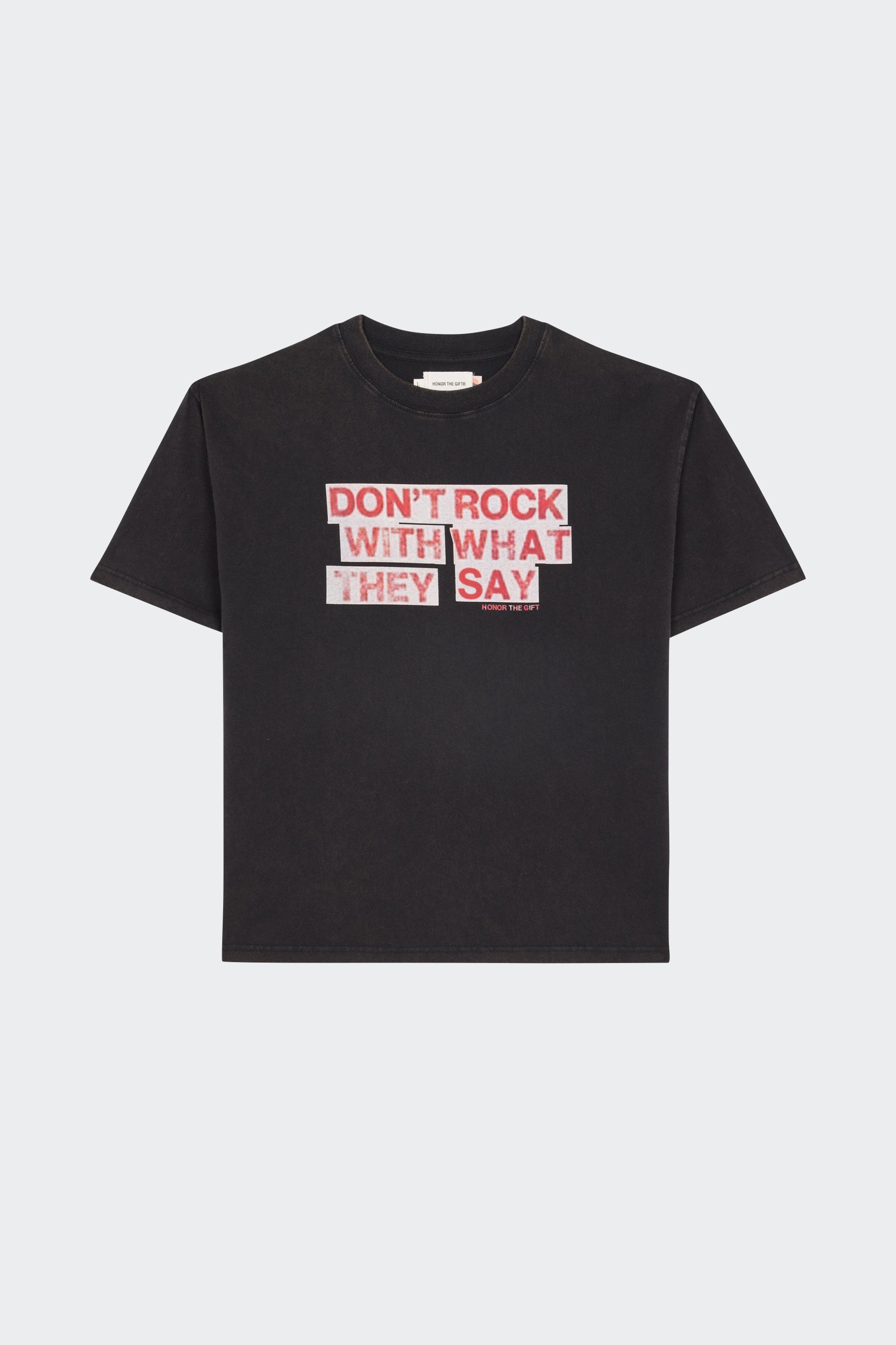 T-shirt | Noir by HONOR THE GIFT T-shirt Noir