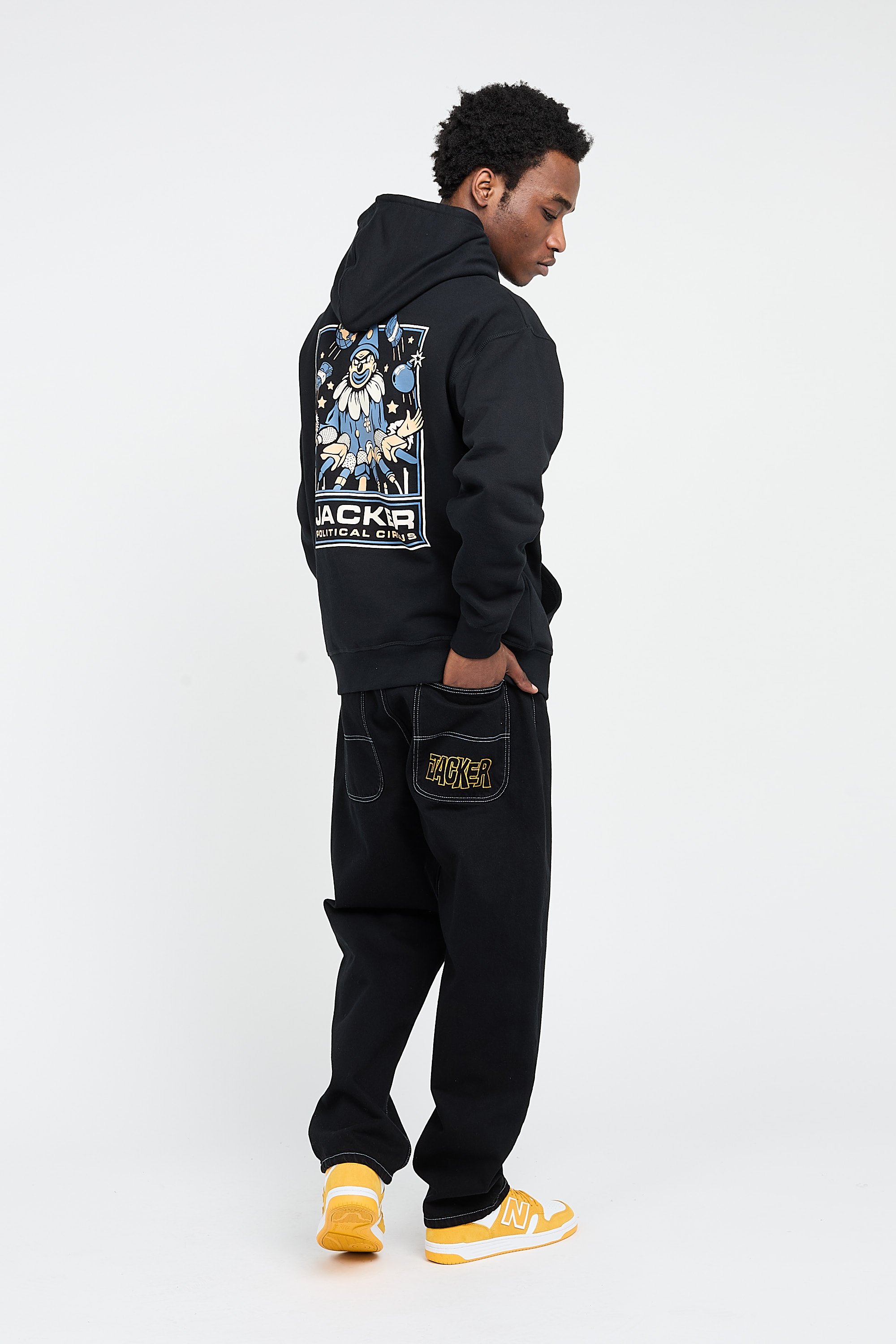 Hoodie | Black by JACKER Hoodie Black