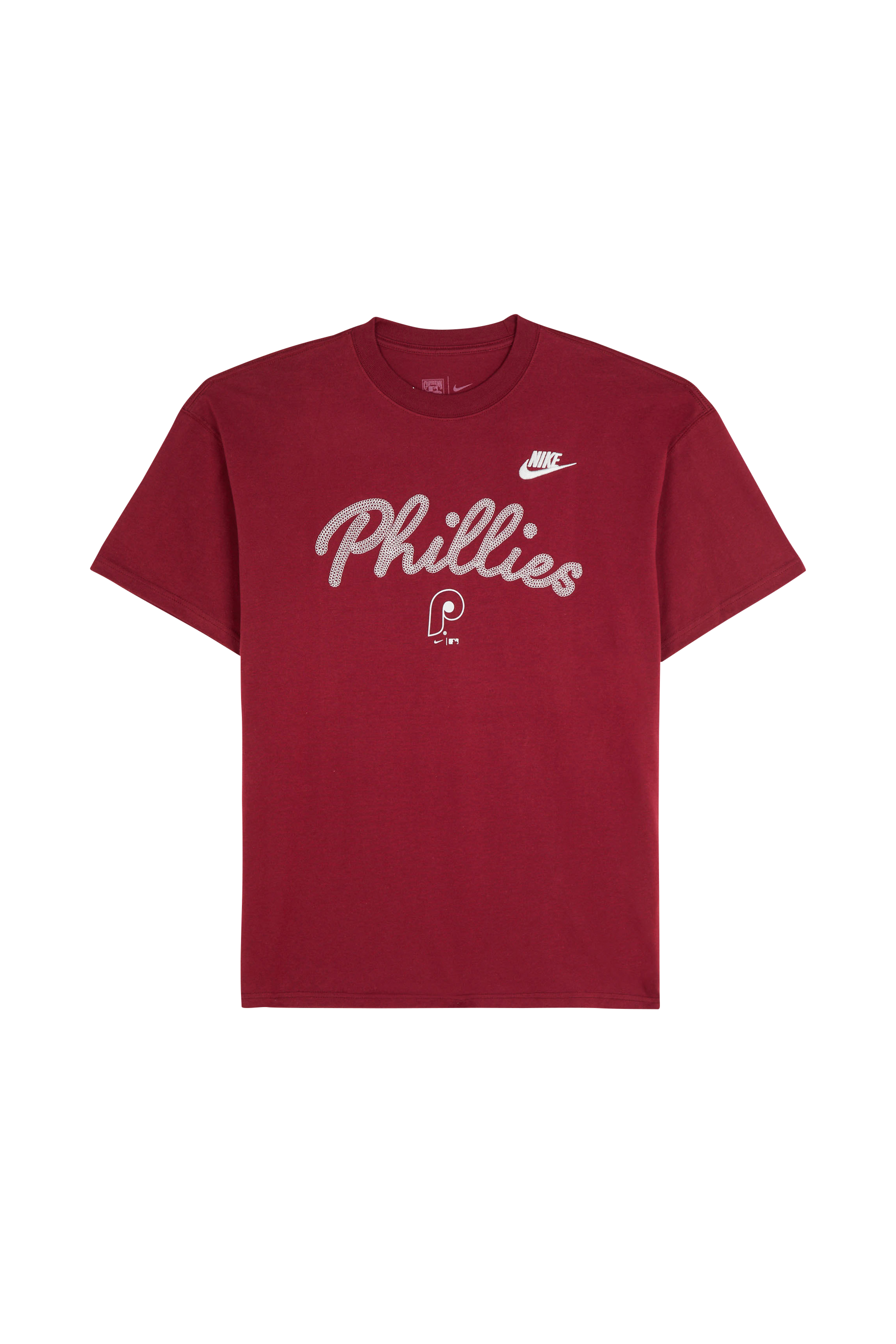 Regular-fit round-neck cotton T-shirt Red