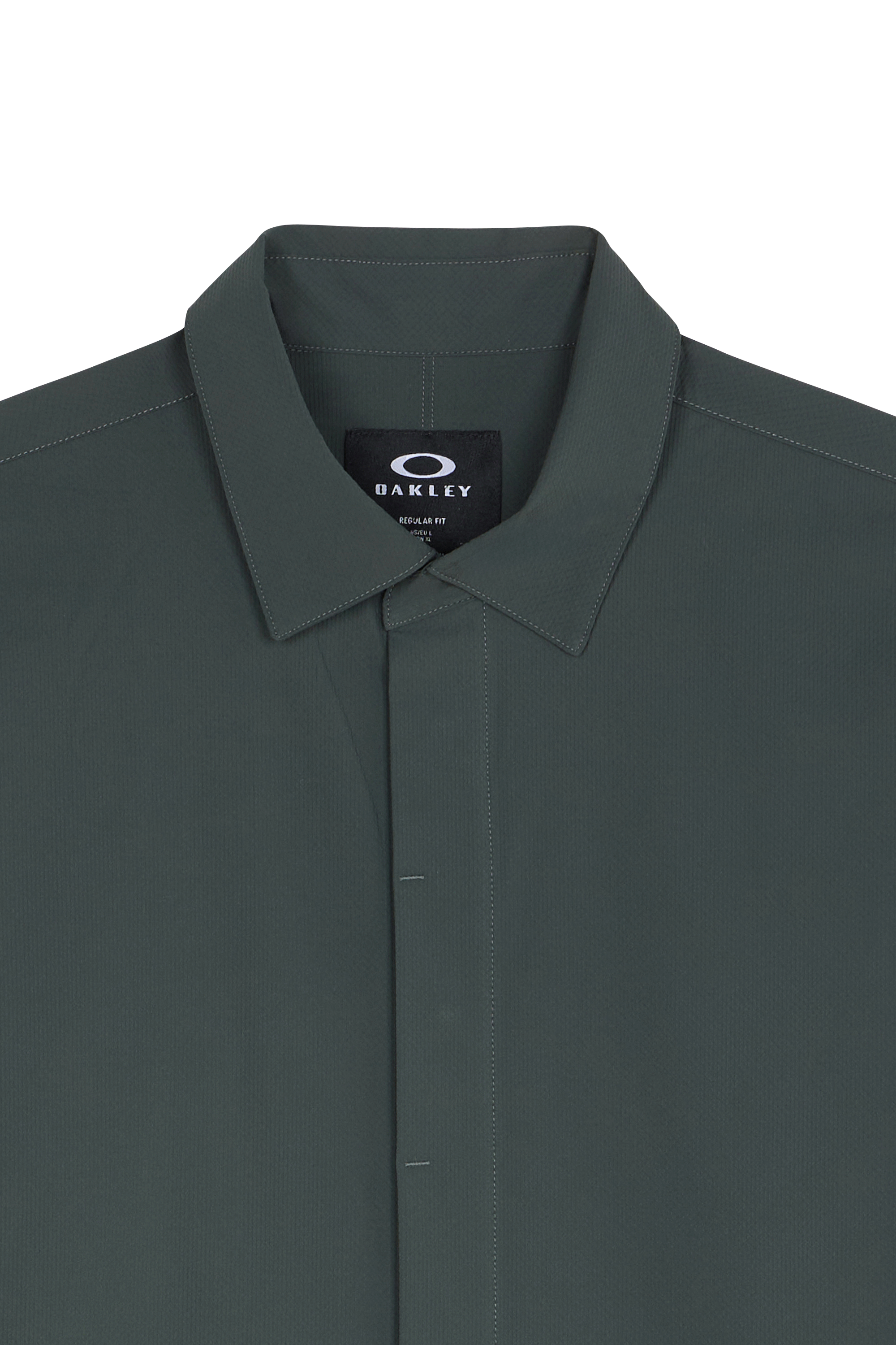 Solid straight sports shirt OAKLEY Green